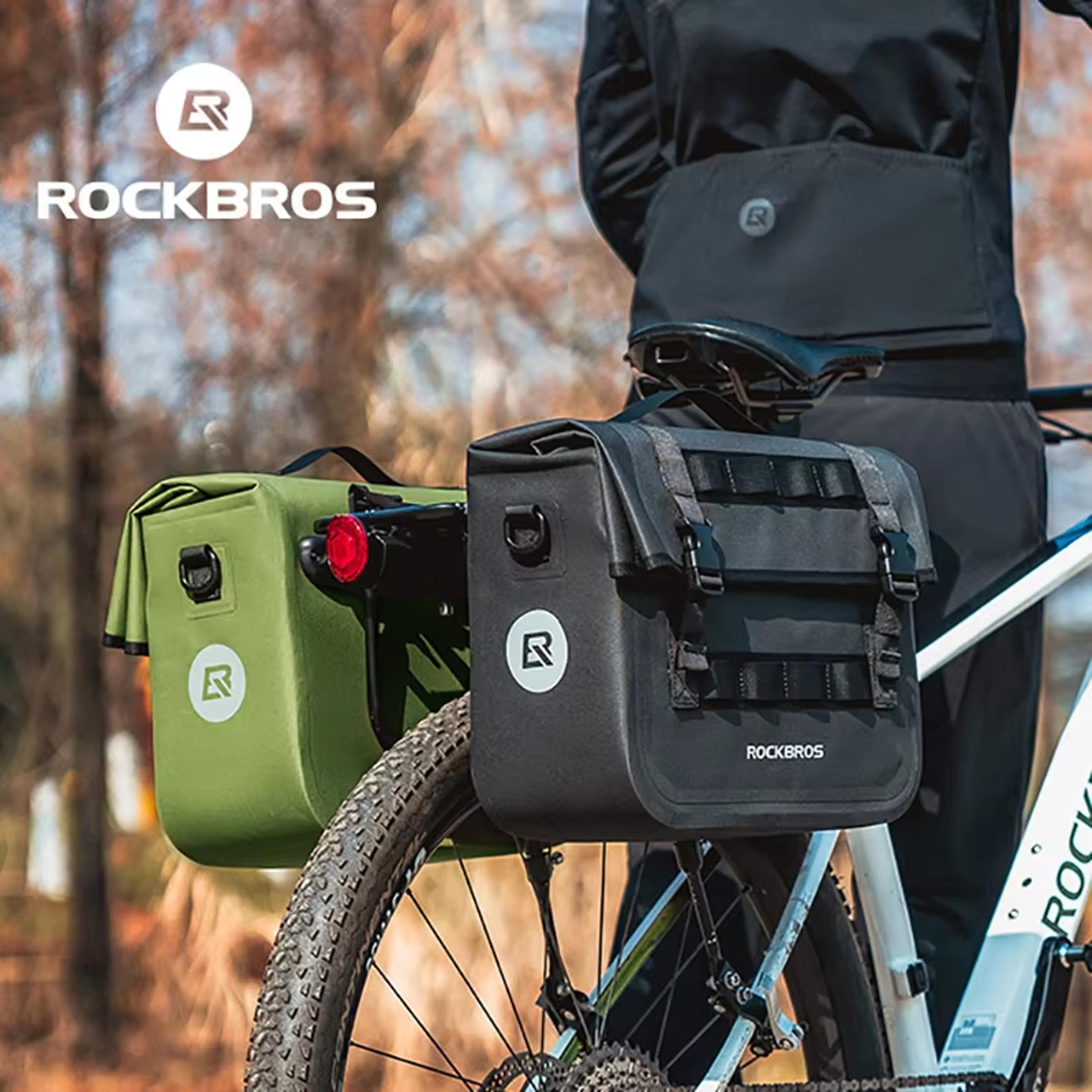 Waterproof Bike Rack Bag Multifunctional Saddle Bag With Big Capacity 3D Support For Travel Bicycle 5
