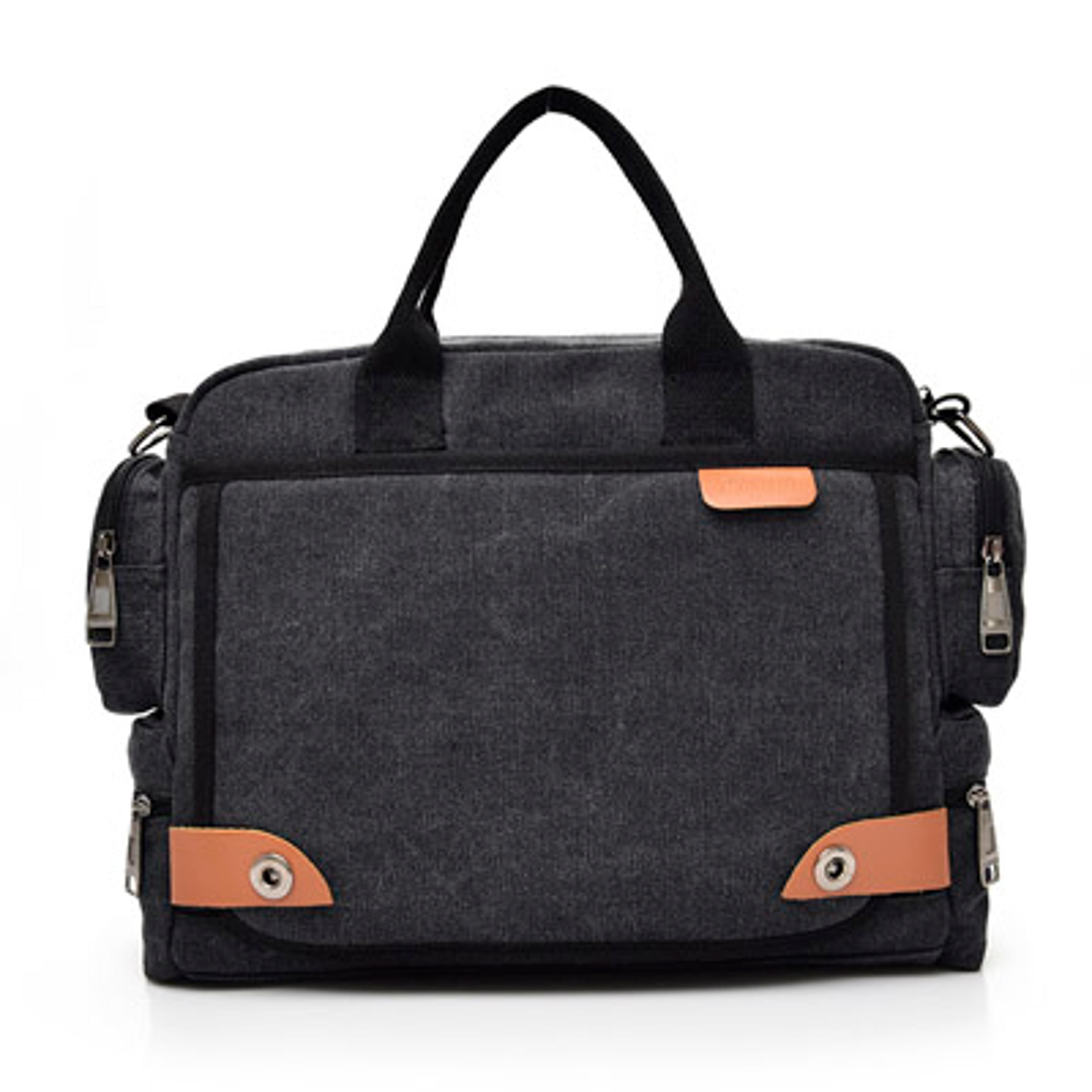 Brand Men Crossbody Bag Canvas Messenger Bag For Travel Casual Large Handbag 6
