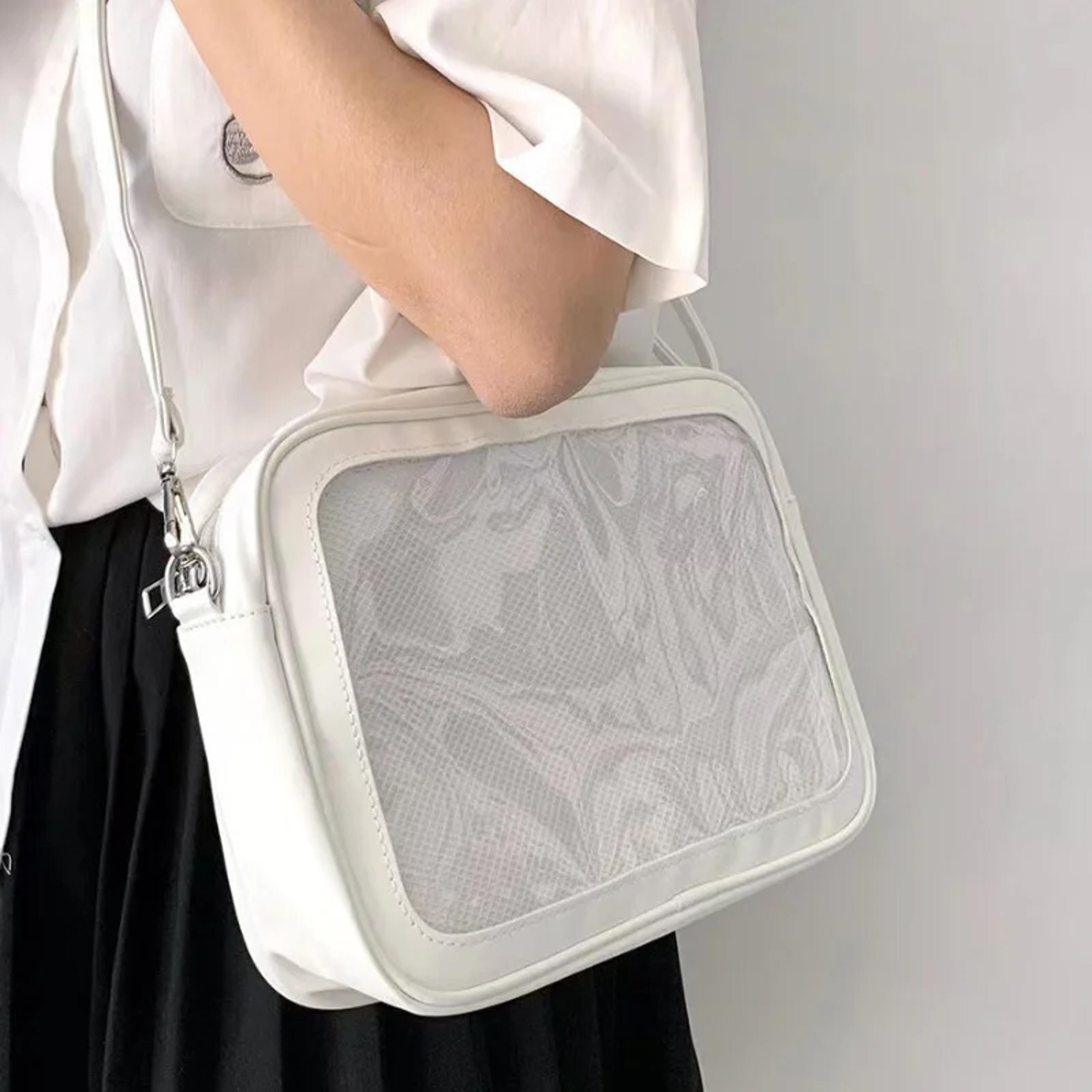 Cute Crossbody Bag Transparent Messenger Bag Female Fashion Satchels Shoulder Bags 0
