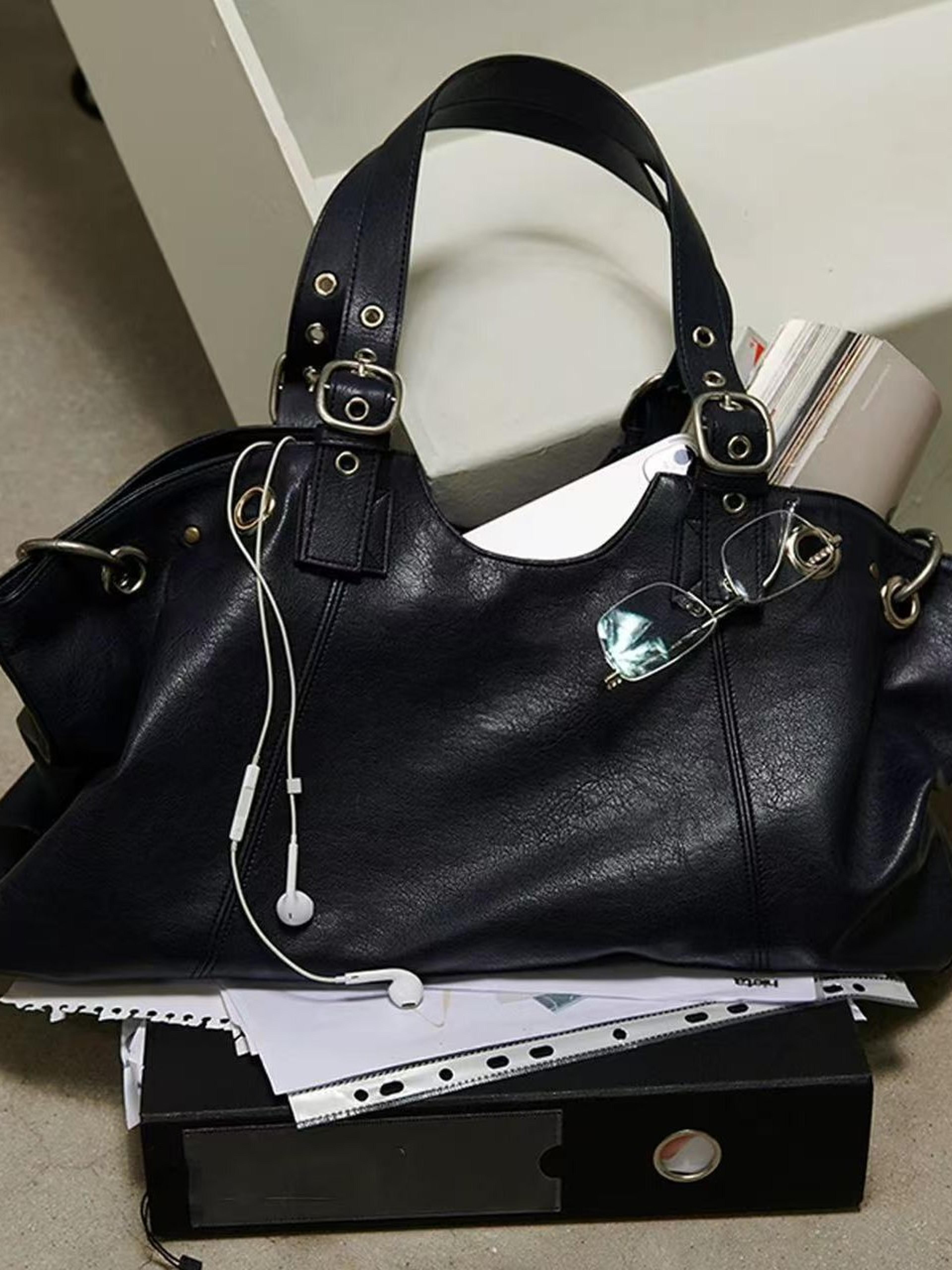 Vintage Tophandle Handbags For Women Fashion Satchel Tote Shoulder Bag Dumpling Pack Large Purse Ho 4