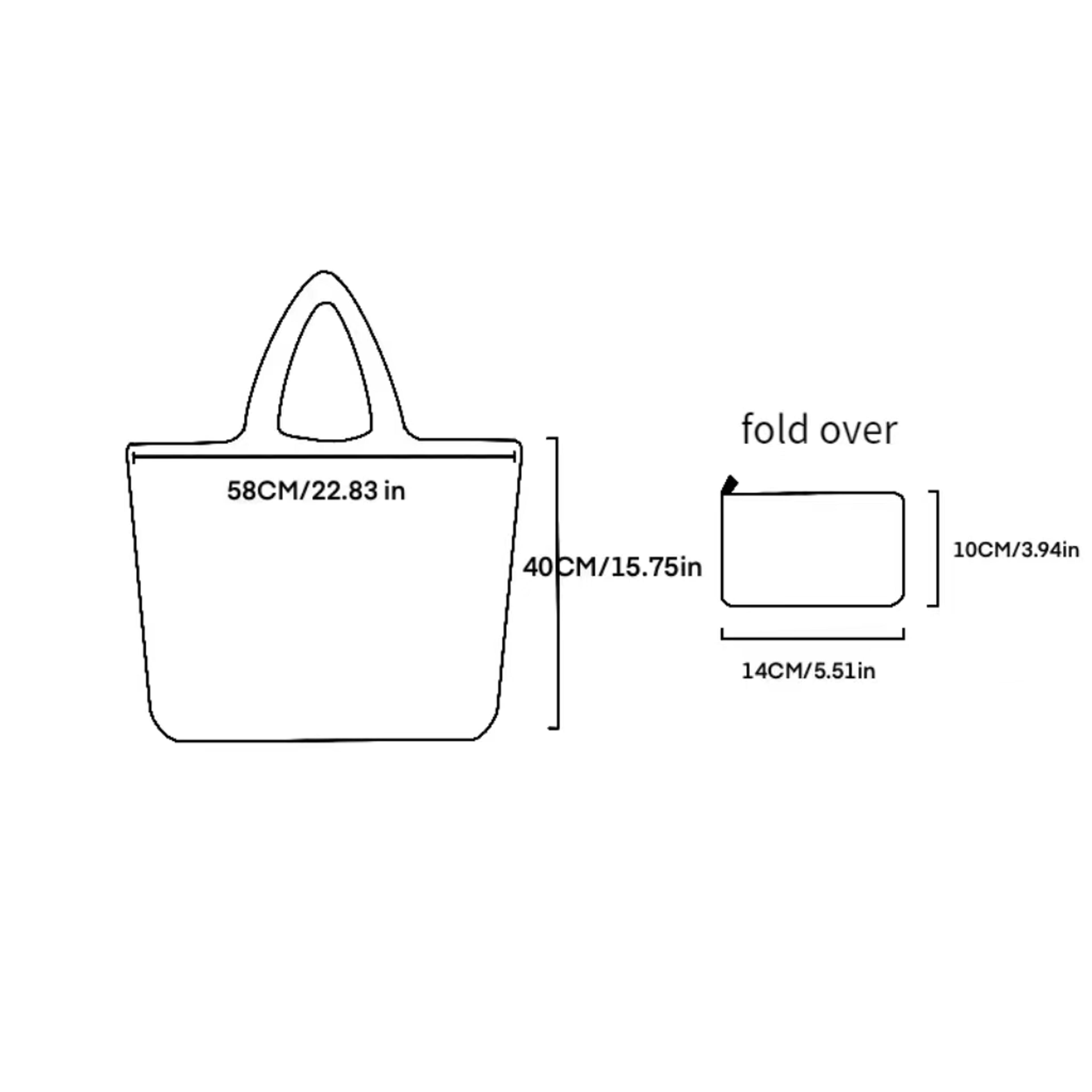 EcoFriendly Foldable Shoulder Bag Large Capacity Reusable Satchel Travel Bag With Printed Design 4
