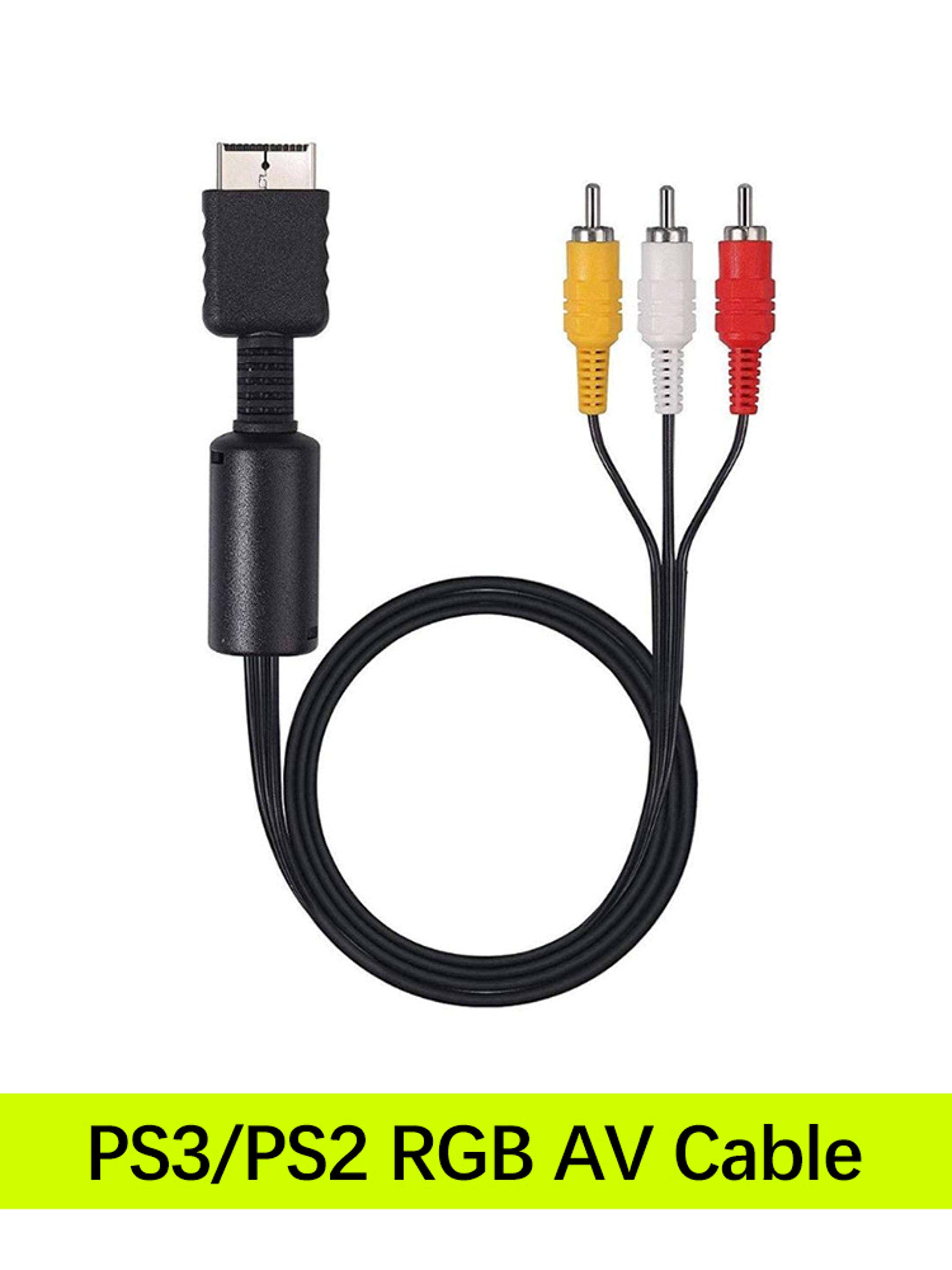 Audio Video Extend Cord ForPlayStation Console Game Player To TV RCA Adapter 5