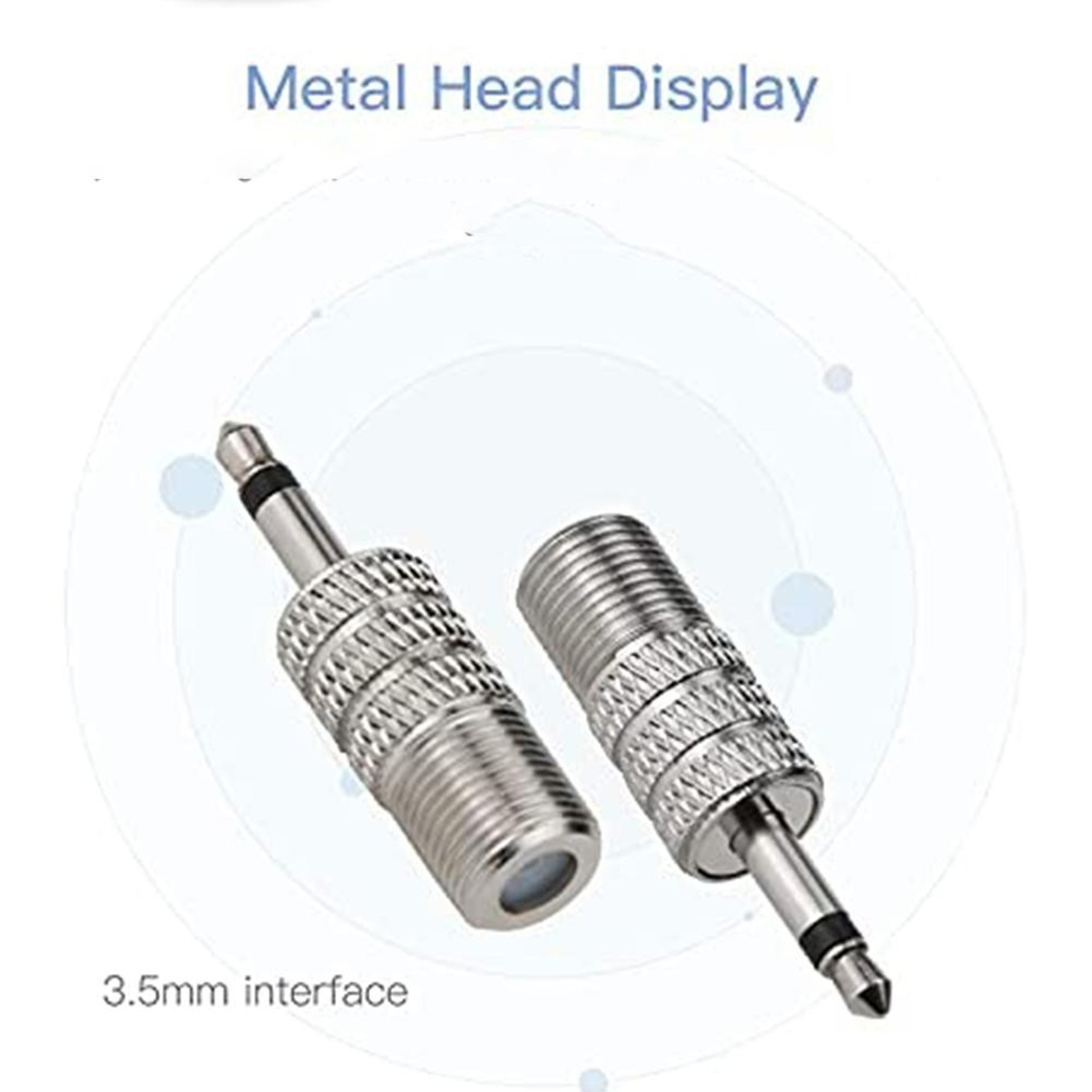FM Radio Antenna FHead Sheep Horn Antenna For Car TV Radio Station F Female Head TV Mono 2