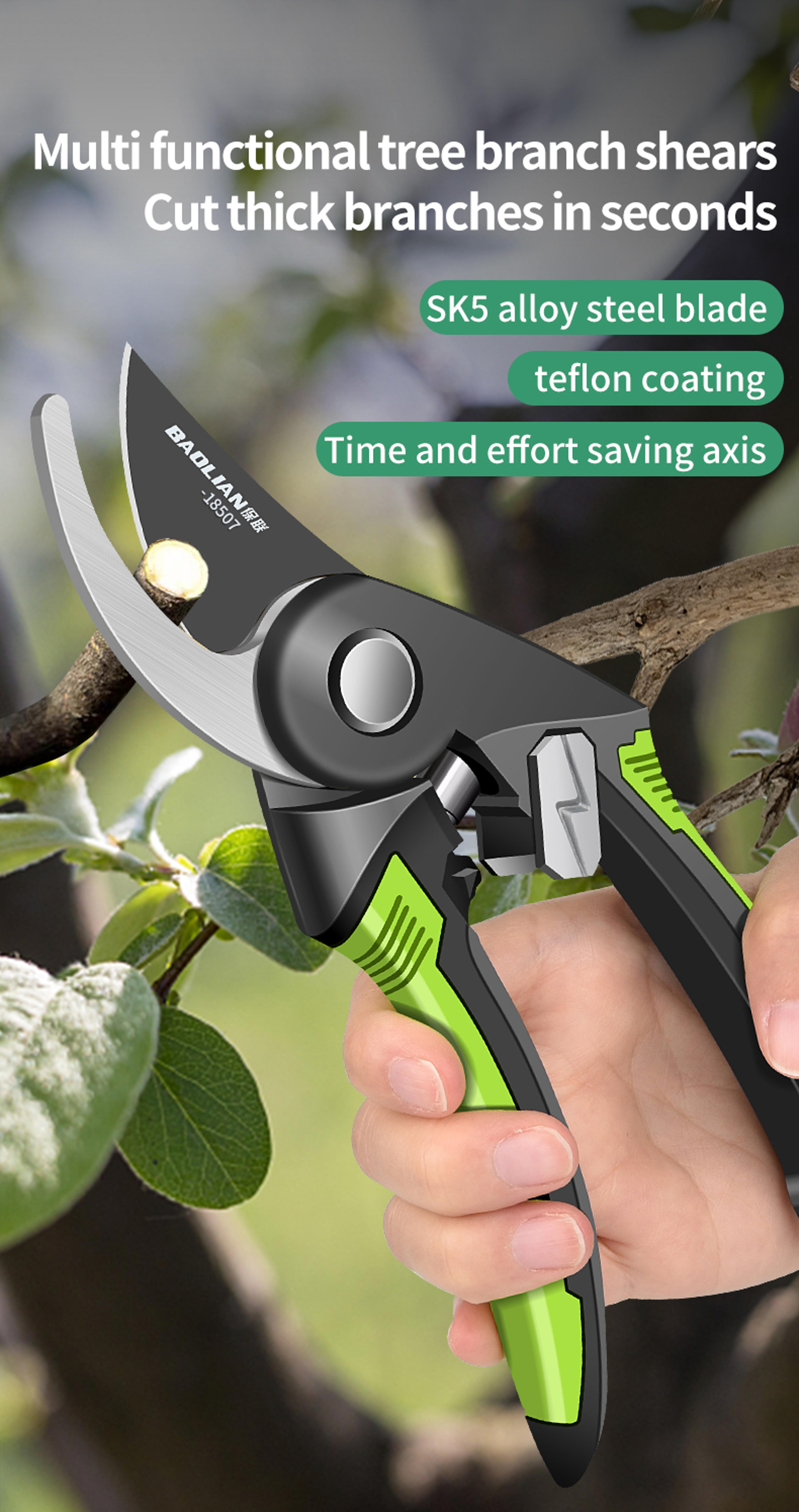 Professional Garden Trimming Tool Sharp HeavyDuty Manual Trimmer Durable Plant Pruning Scissors 3