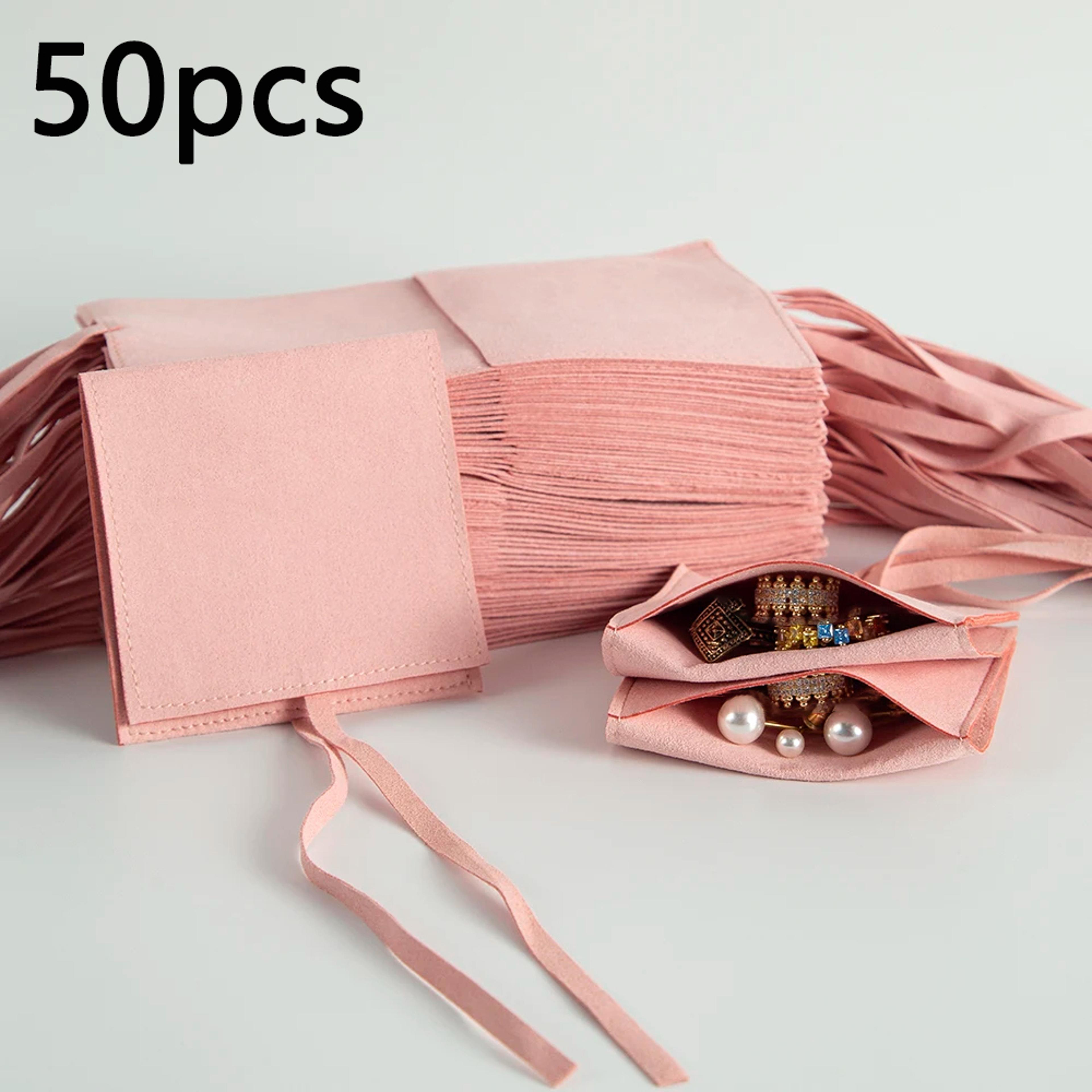 Jewelry Pouch Small Envelope Bag For Rings Microfiber Jewelry Packaging Pouch Wedding Gift Bags 2