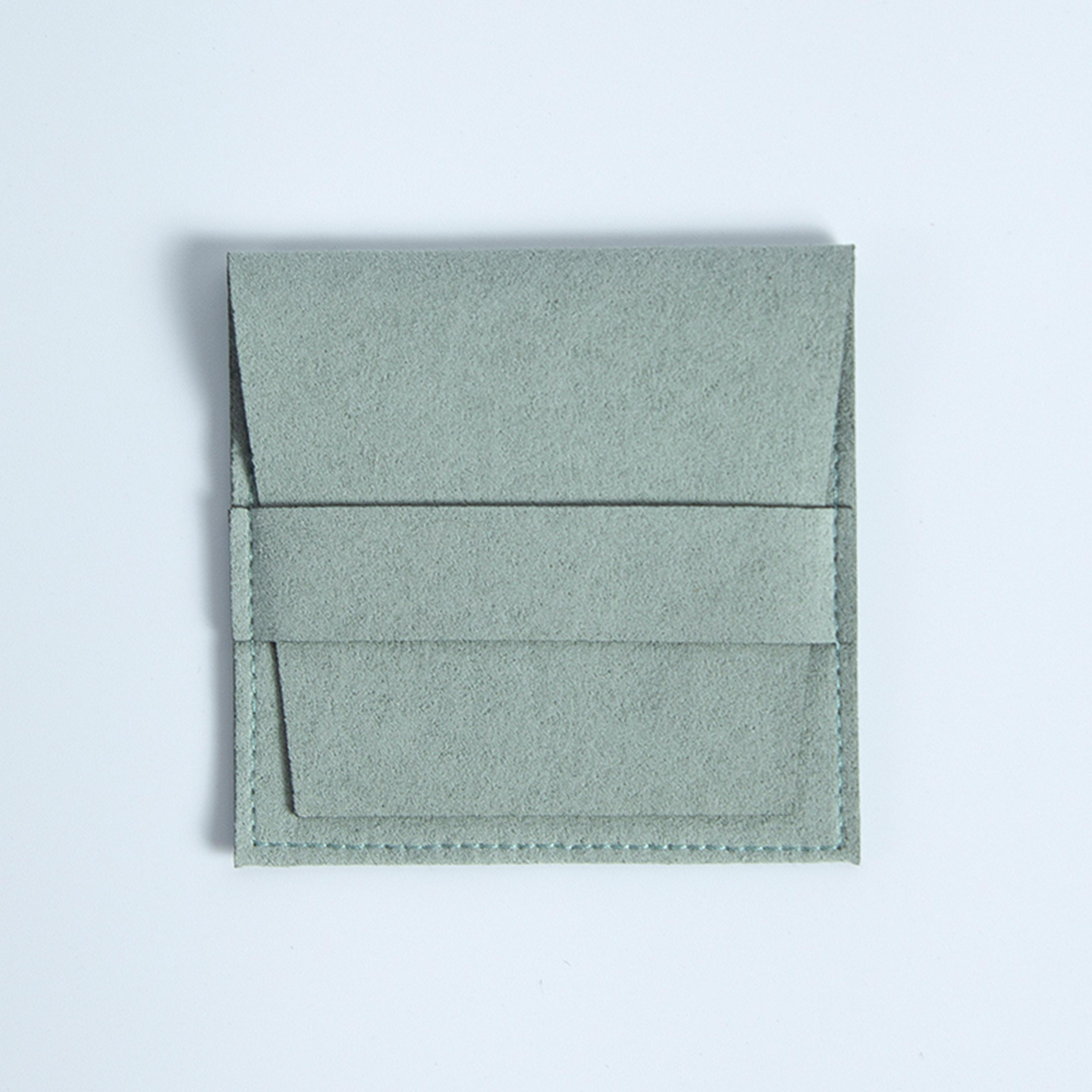 Jewelry Storage Pouch Velvet Microfiber Suede Envelope 62x62cm 8x8cm Flap Strip Pouch For Rings Ear 10