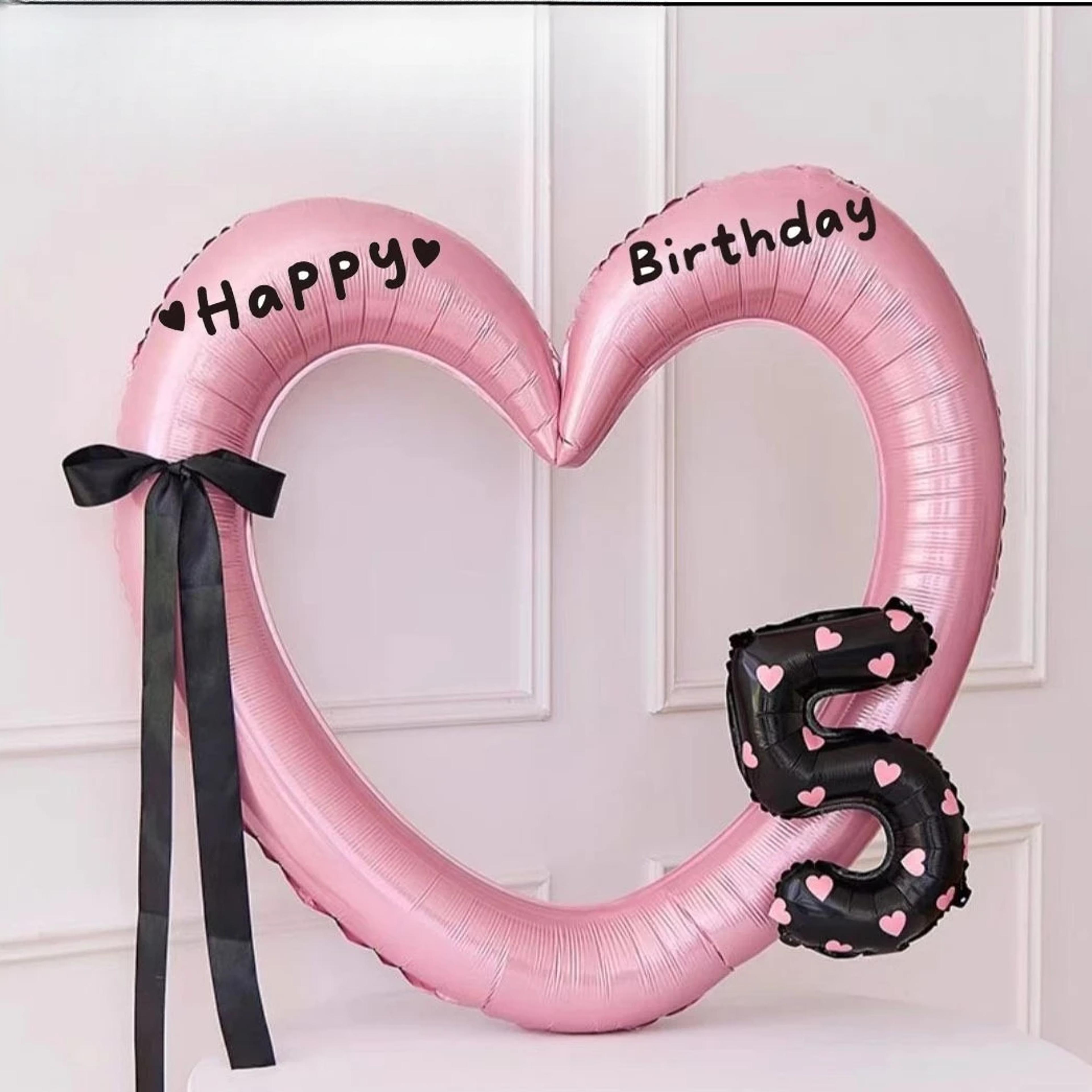 Cute Love Balloons Baby Shower Wedding Party Gifts Hollow Out Love Heart Balloon Birthday Party Dec 8