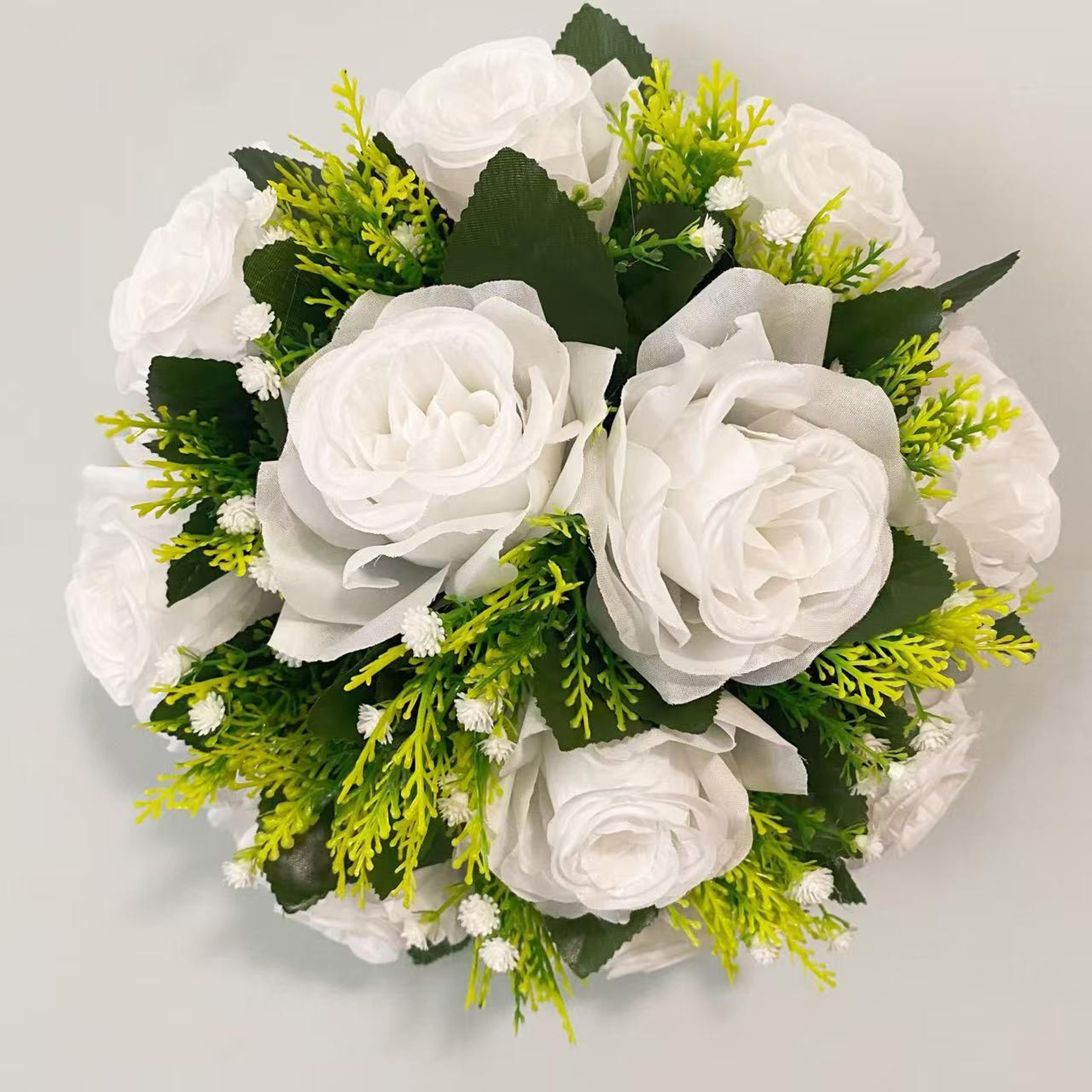 Silk Fake Flower Floral Bouquet Artificial Rose Ball For Wedding Table Decor And Birthday Party Arr 5