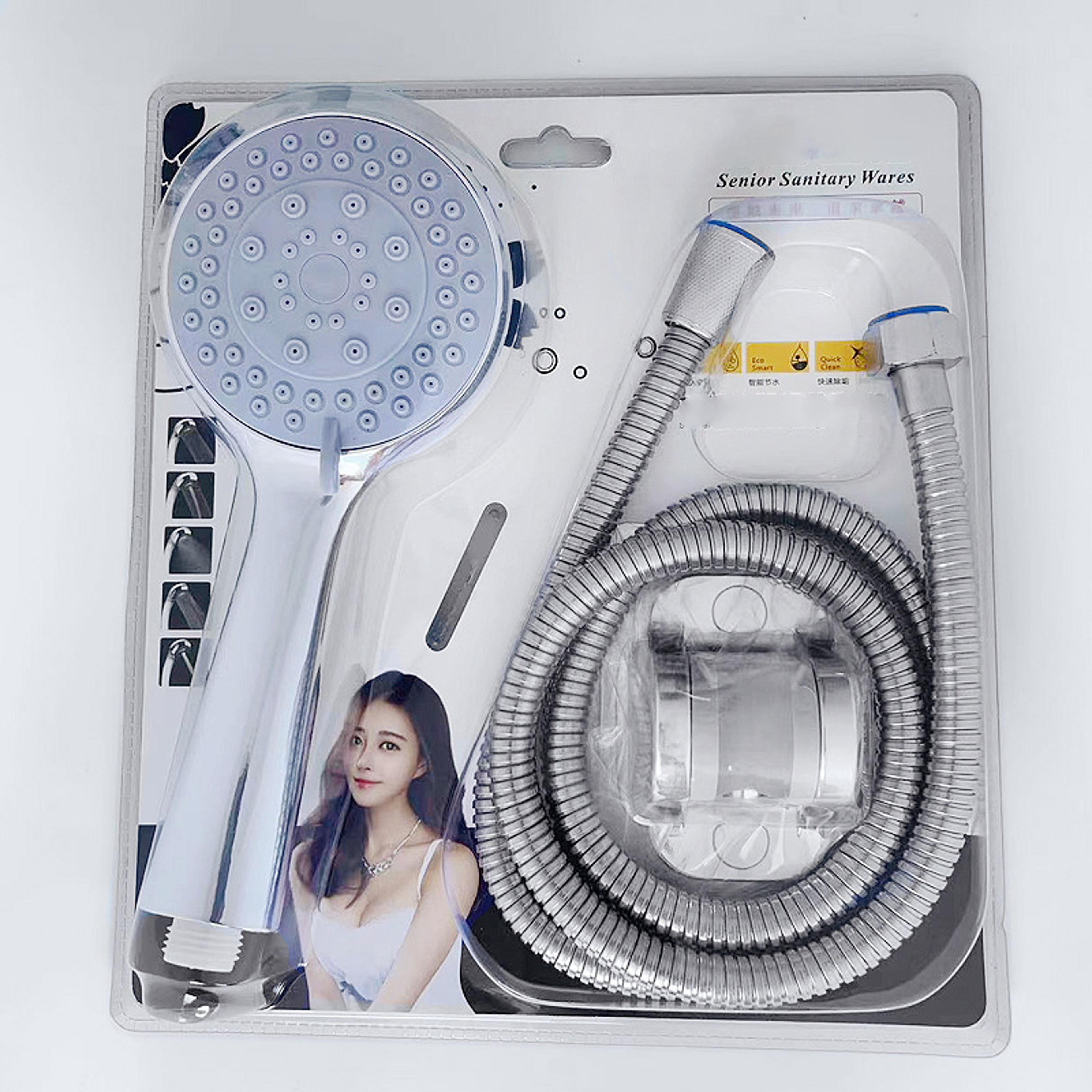 Fivespeed Large Water Outlet Shower Head Set Adjustable High Quality Plastic Sealed Universal Handh 7