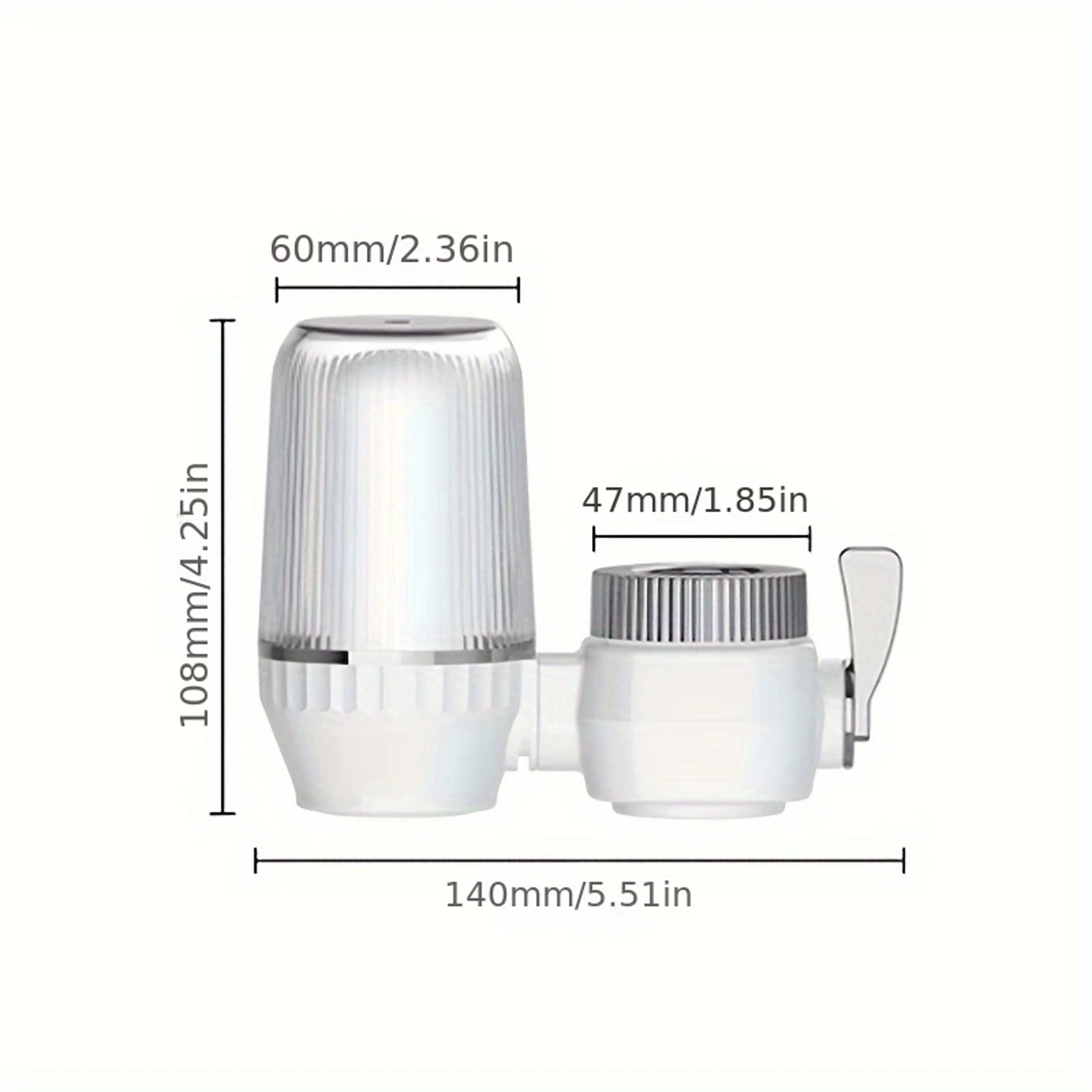 Ceramic Activated Carbon Faucet Water Purifier Tap Filter Splashproof Household Direct Drinking Wat 5