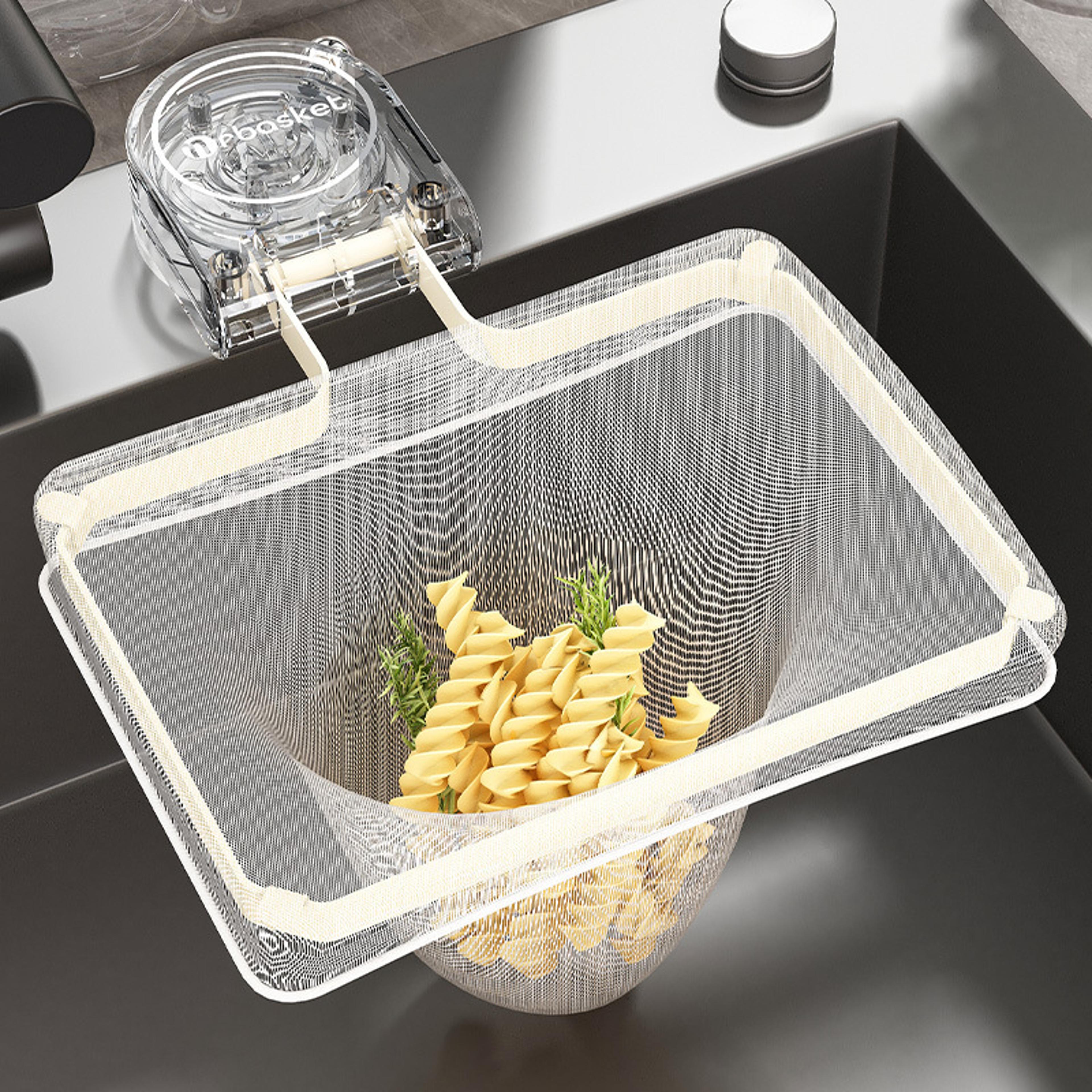 Kitchen Sink Drain Net Rack With Sucker Prevents Leftovers And Waste Blocking In Dishwashing Pool 1