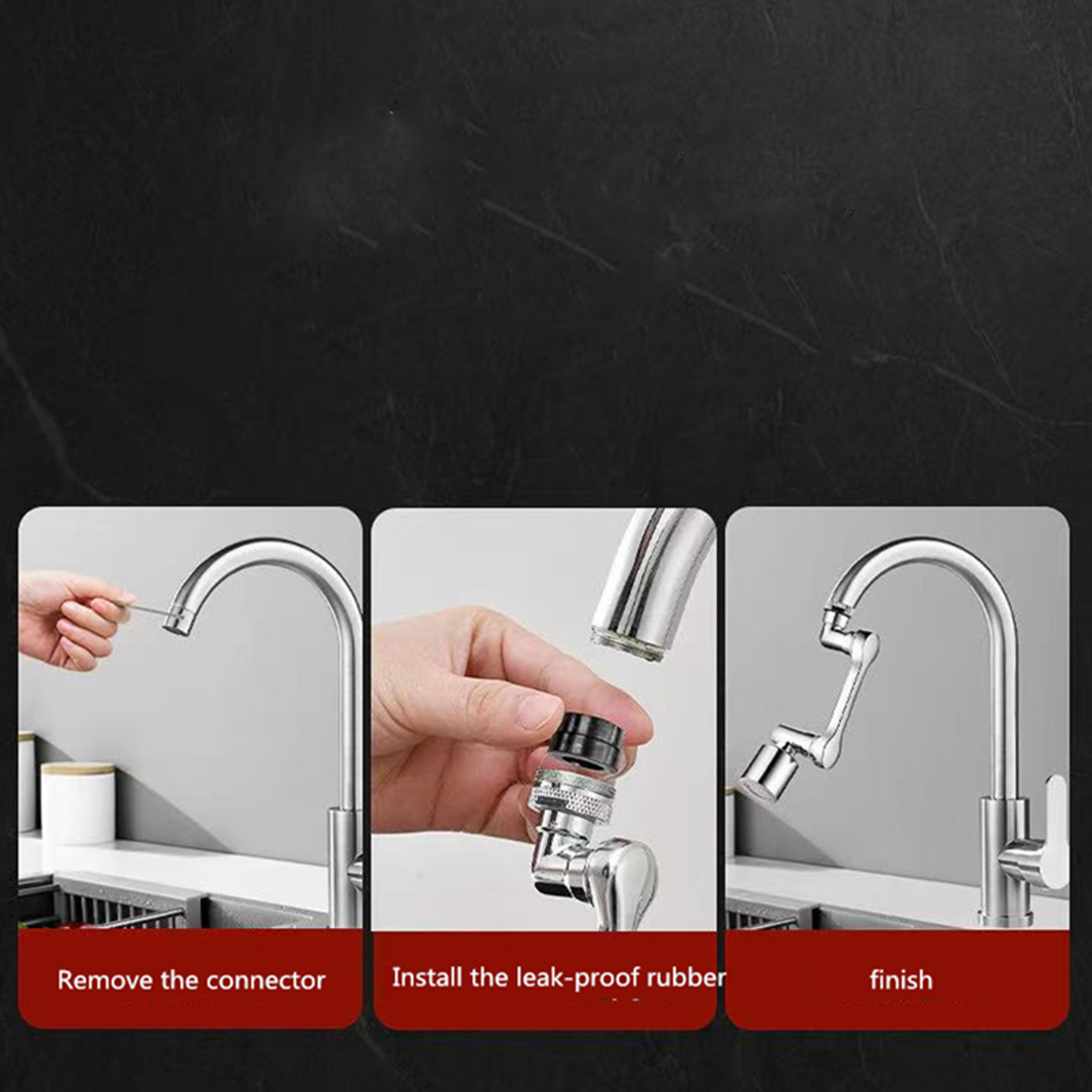 Universal Metal Faucet Aerator Bubbler Nozzle Kitchen Tap Sprayer Head Adaptor Washbasin Faucet Ext 4