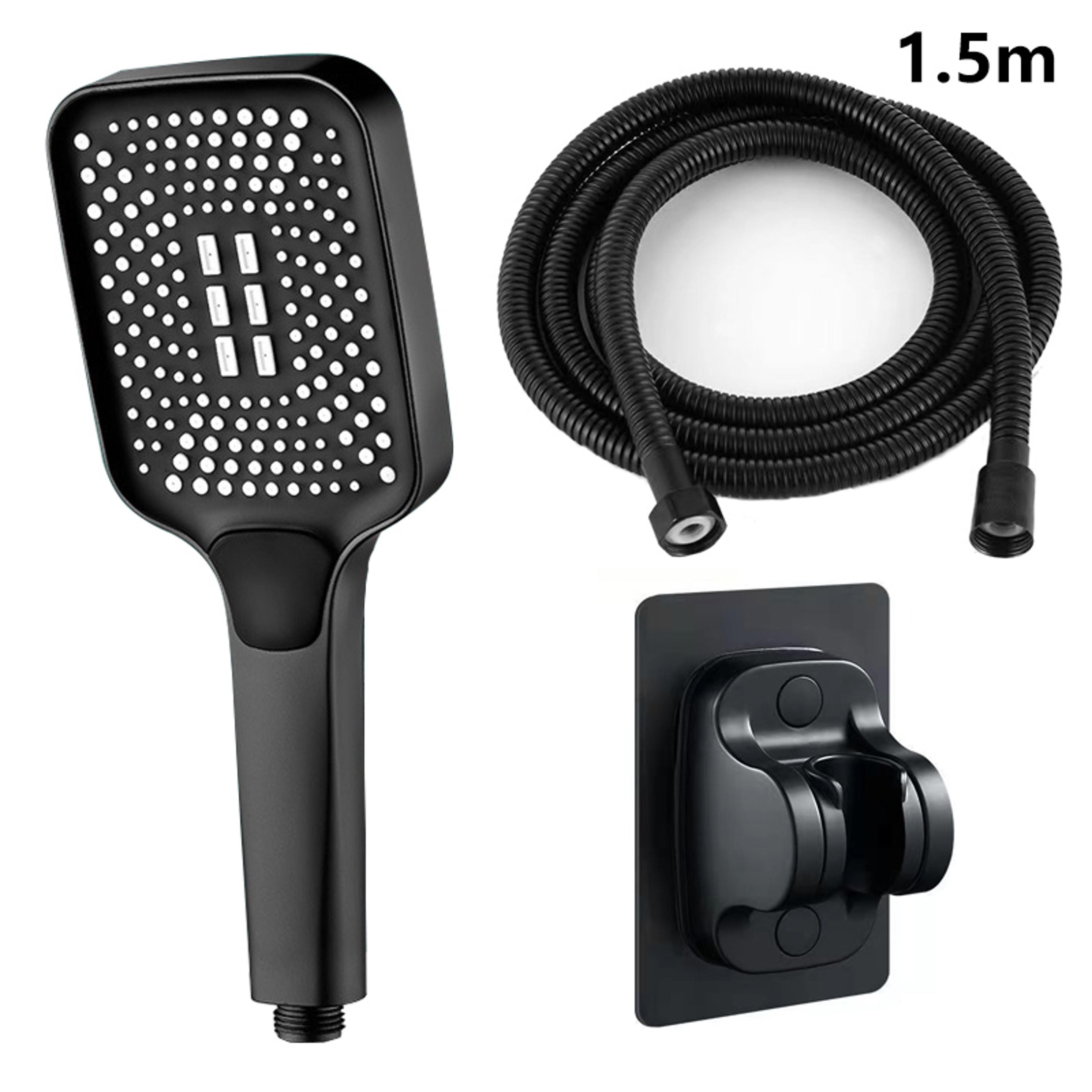 High Pressure Adjustable Shower Head Mode Large Flow Rainfall Shower Bathroom Mixer Water Saving 6