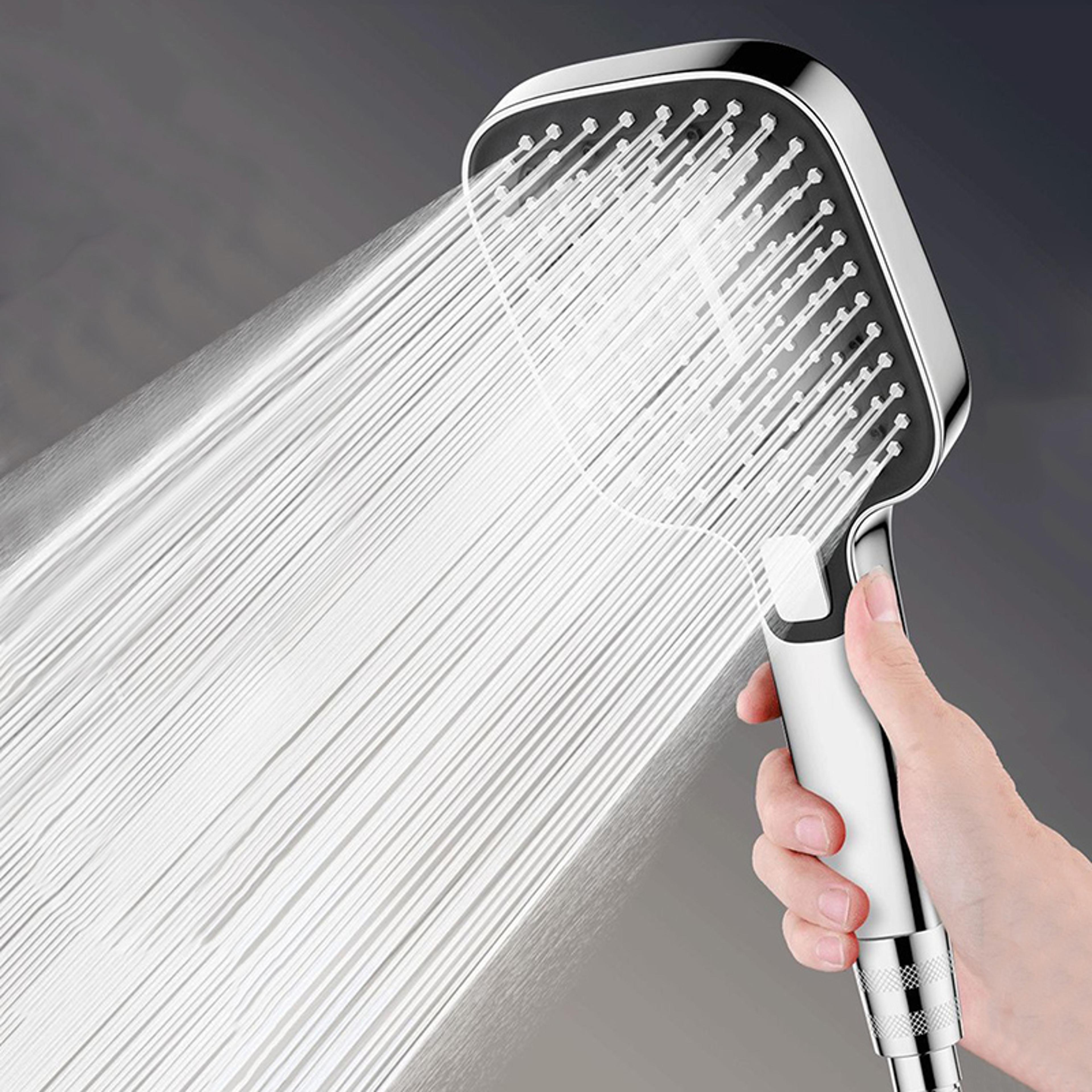 Large Panel Mode Pressurized Shower Head Bathroom Accessories Large Water Outlet Shower Set 0