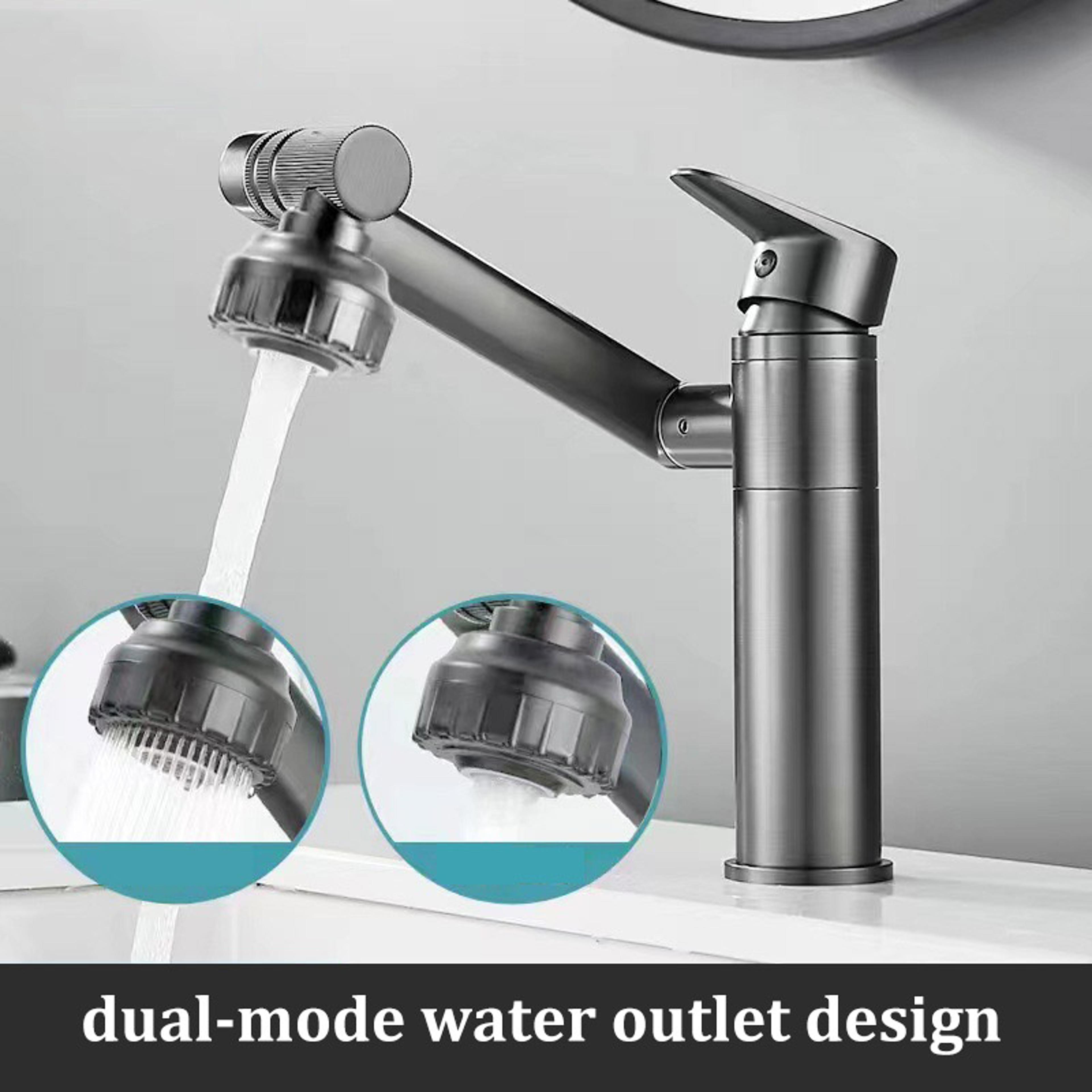 High Quality Stainless Steel Basin Faucet Hot And Cold Multifunctional Dualuse Bathroom Wash Basin  7