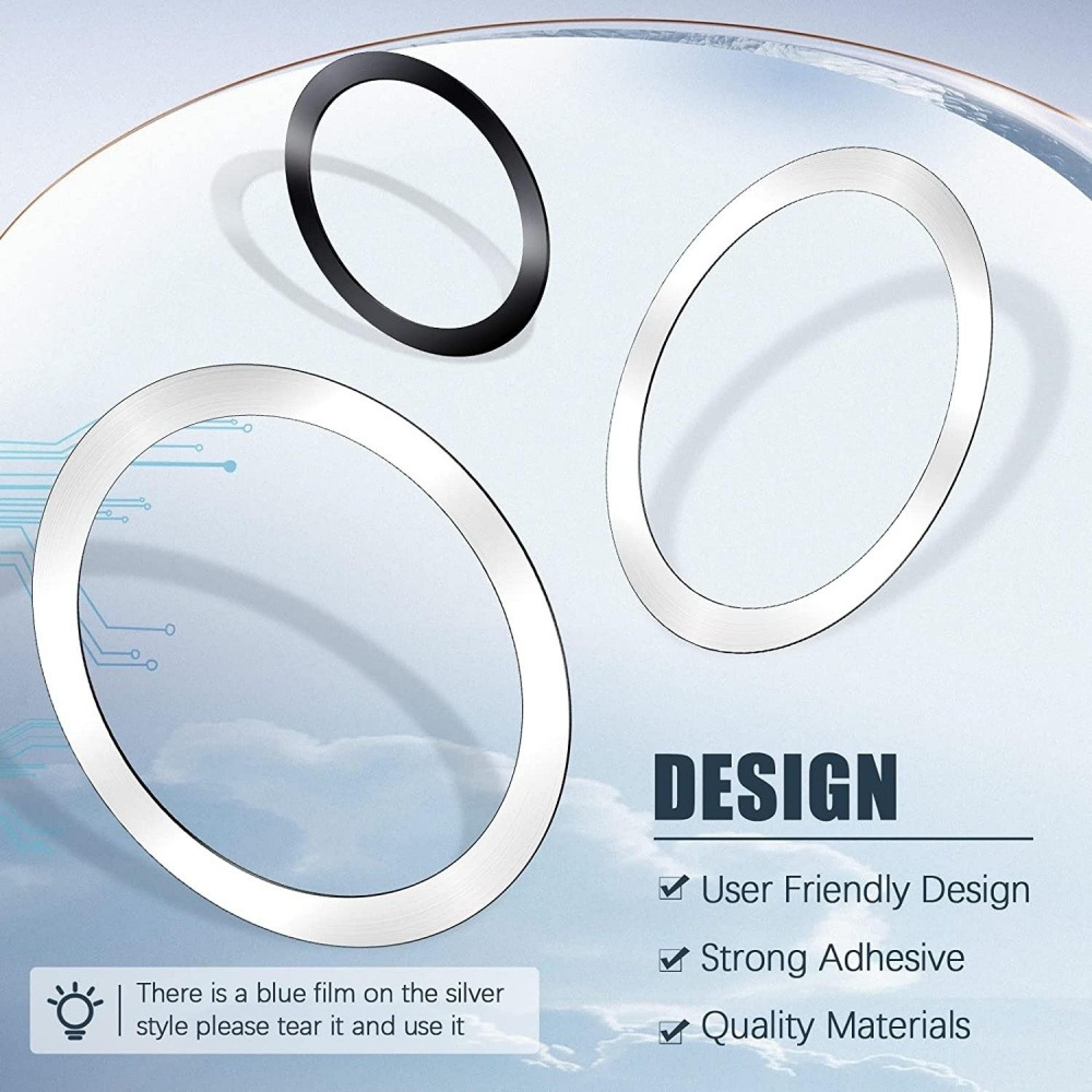 Max Magnetic Metal Ring Wireless Charging Stand For Android Phone Charger Sticker 5