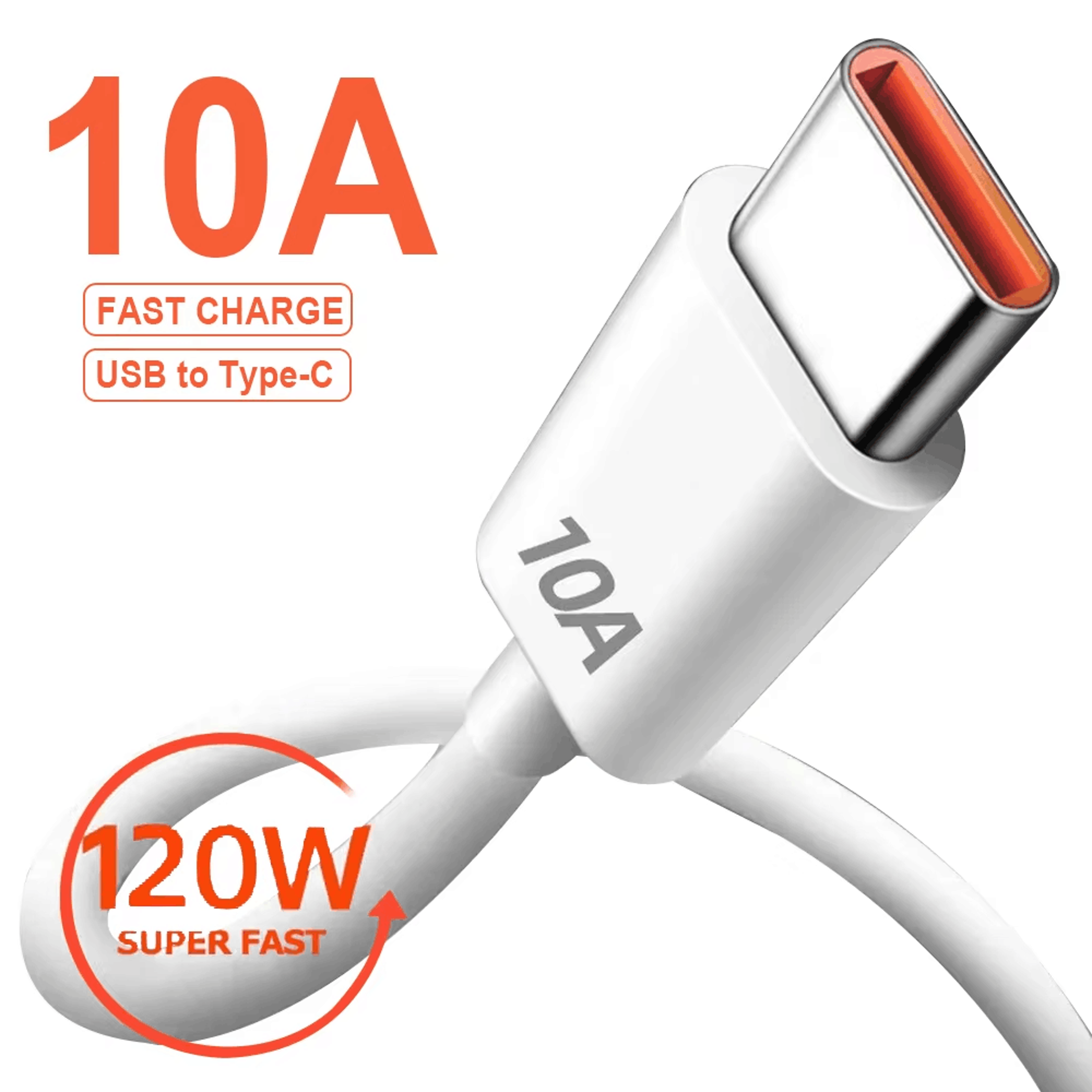 Super Fast Charging USB Type C Cable Quick Charger Cord Phone USB Cable 0