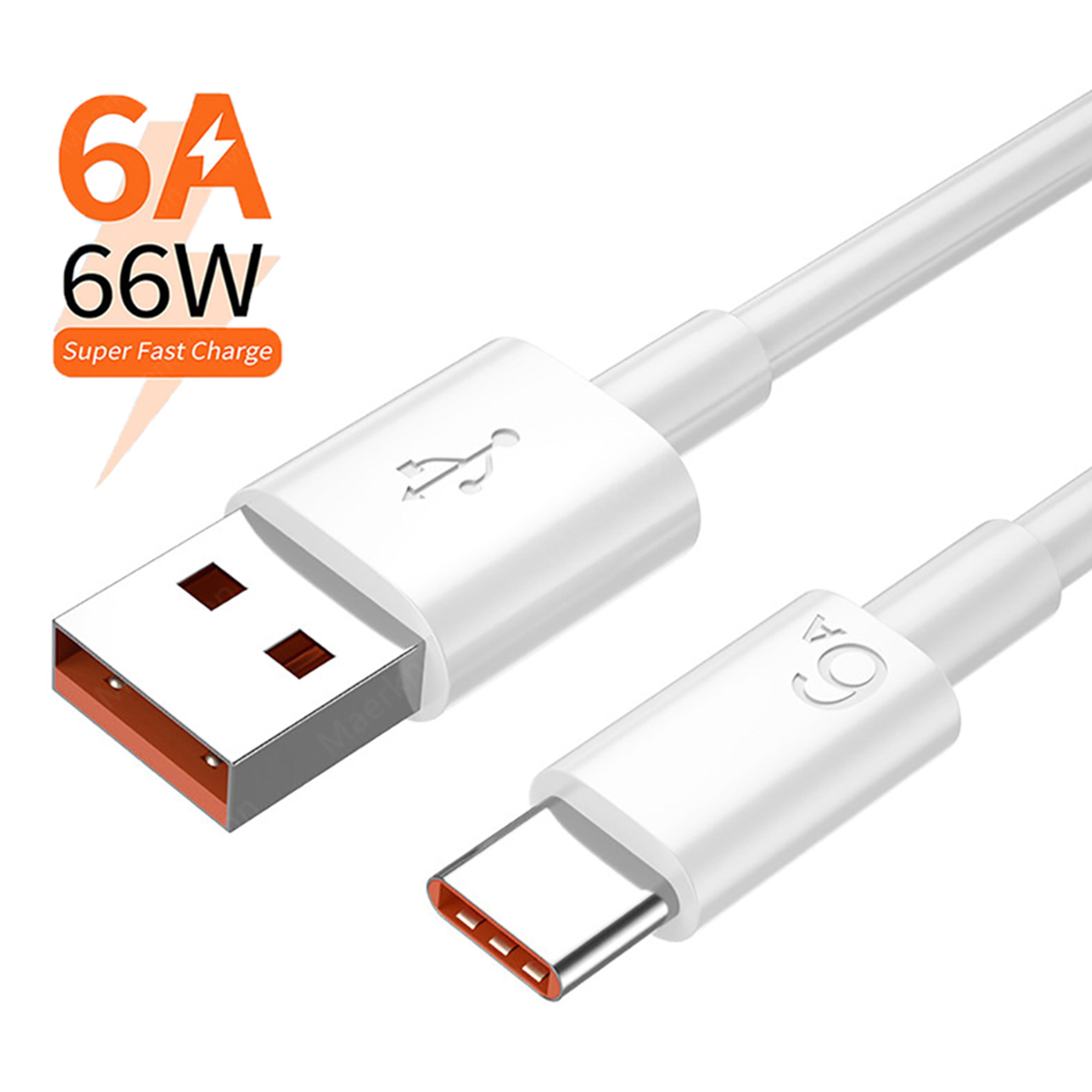 USB C Cable Quick Charge Data Wire Type C Super Fast Charging Phone Charger 0