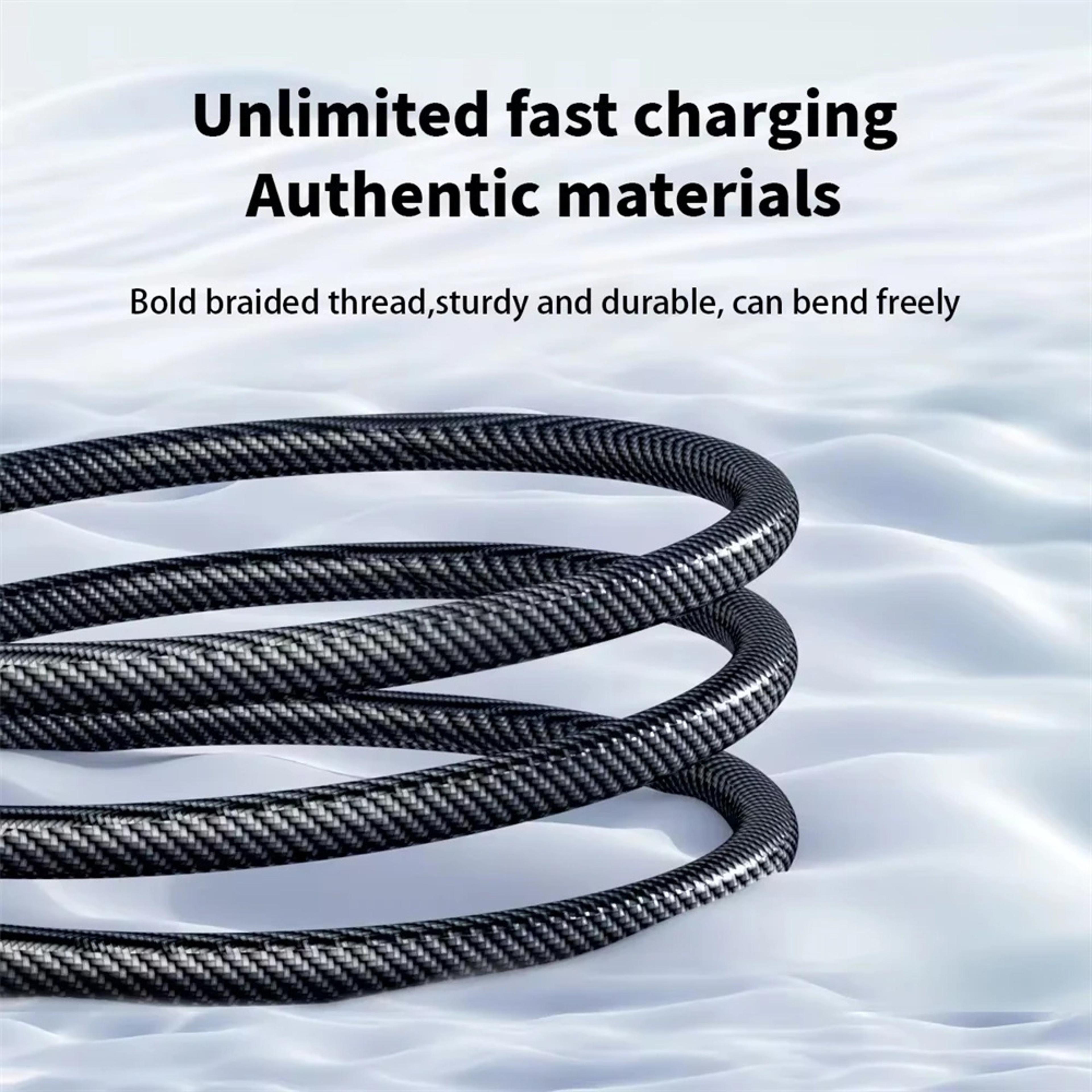 USB C To USB C Cable PD Fast Charging Quick Charge Data Transfer Cord High Speed Charger Cable 3