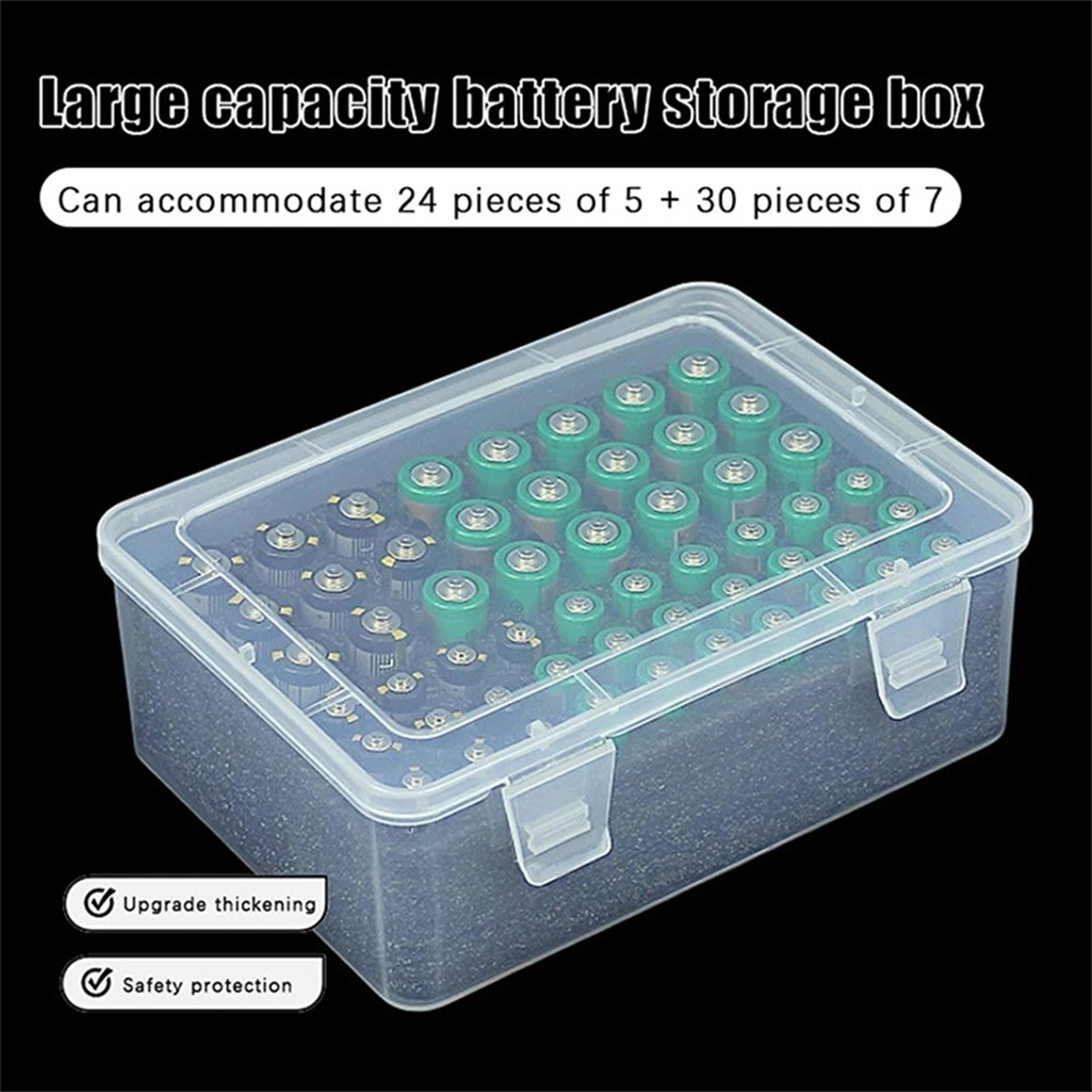 Multi Slot Battery Storage Organizer Box Slot Storage Case Holder For Home Drawer Organization And  4