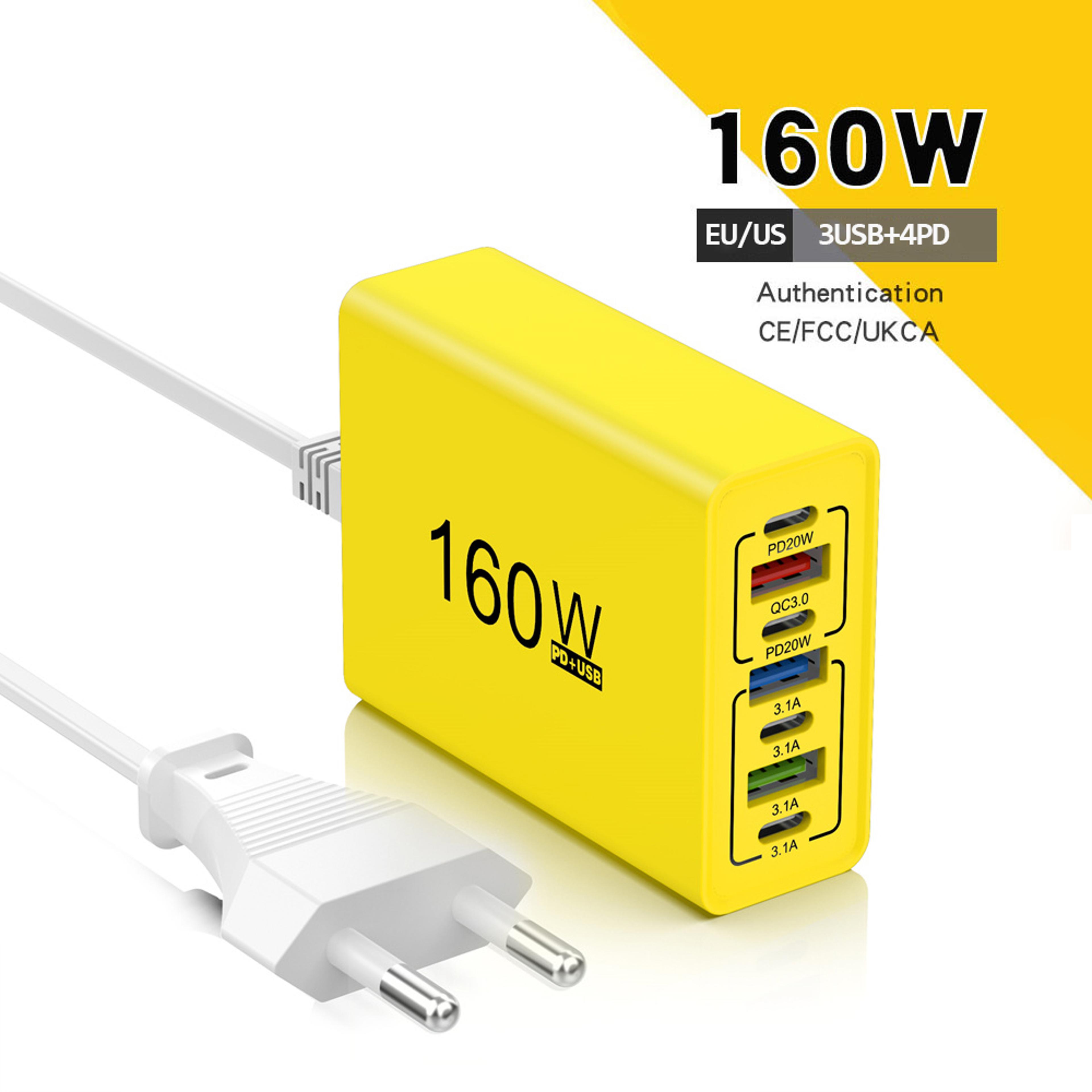 Type C Power Strip Multi Ports USB Charger Quick Charge Travel Adapter Fast Charging Wall Charger 1
