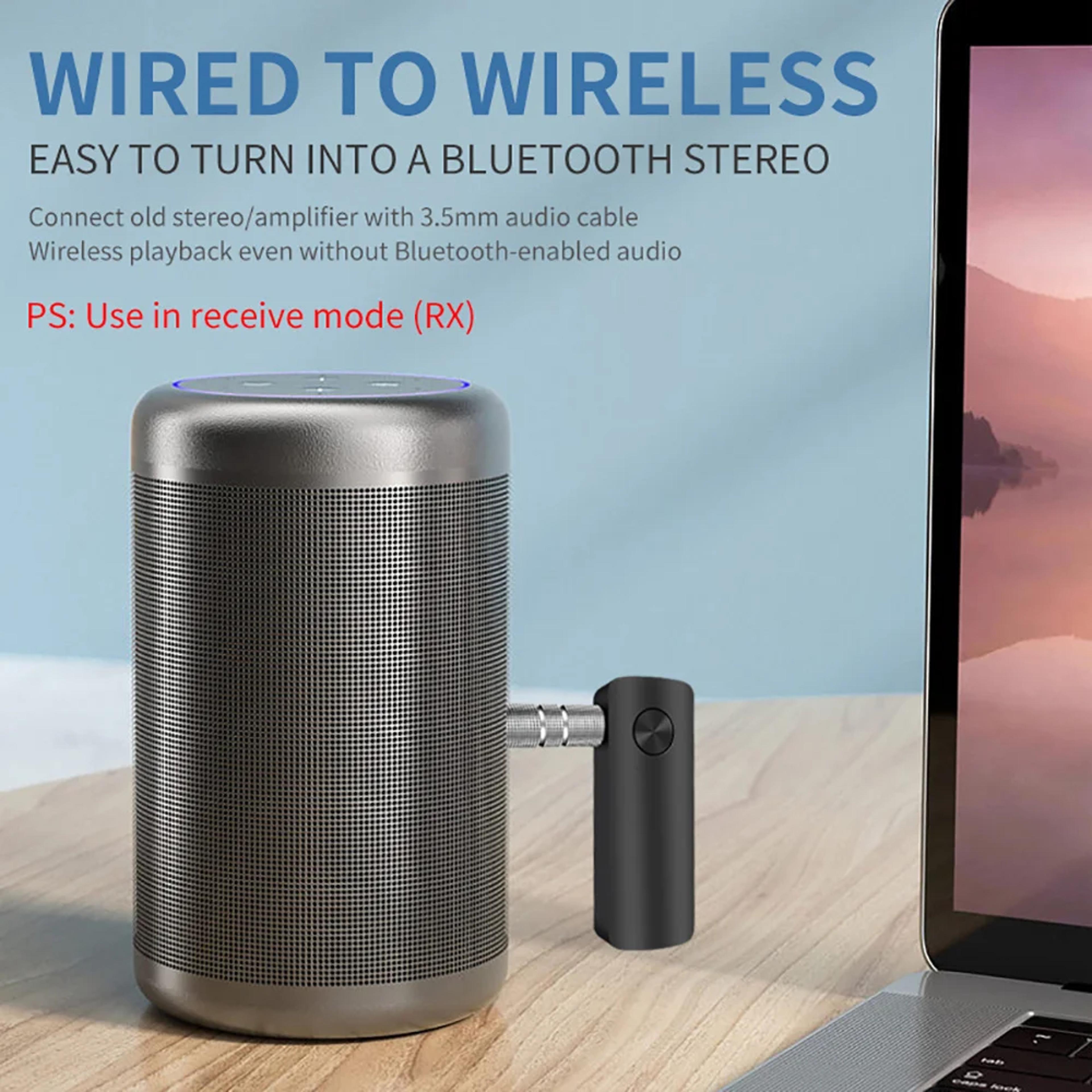 Wireless Bluetooth Audio Adapter Car Kits Transceiver Jack 4