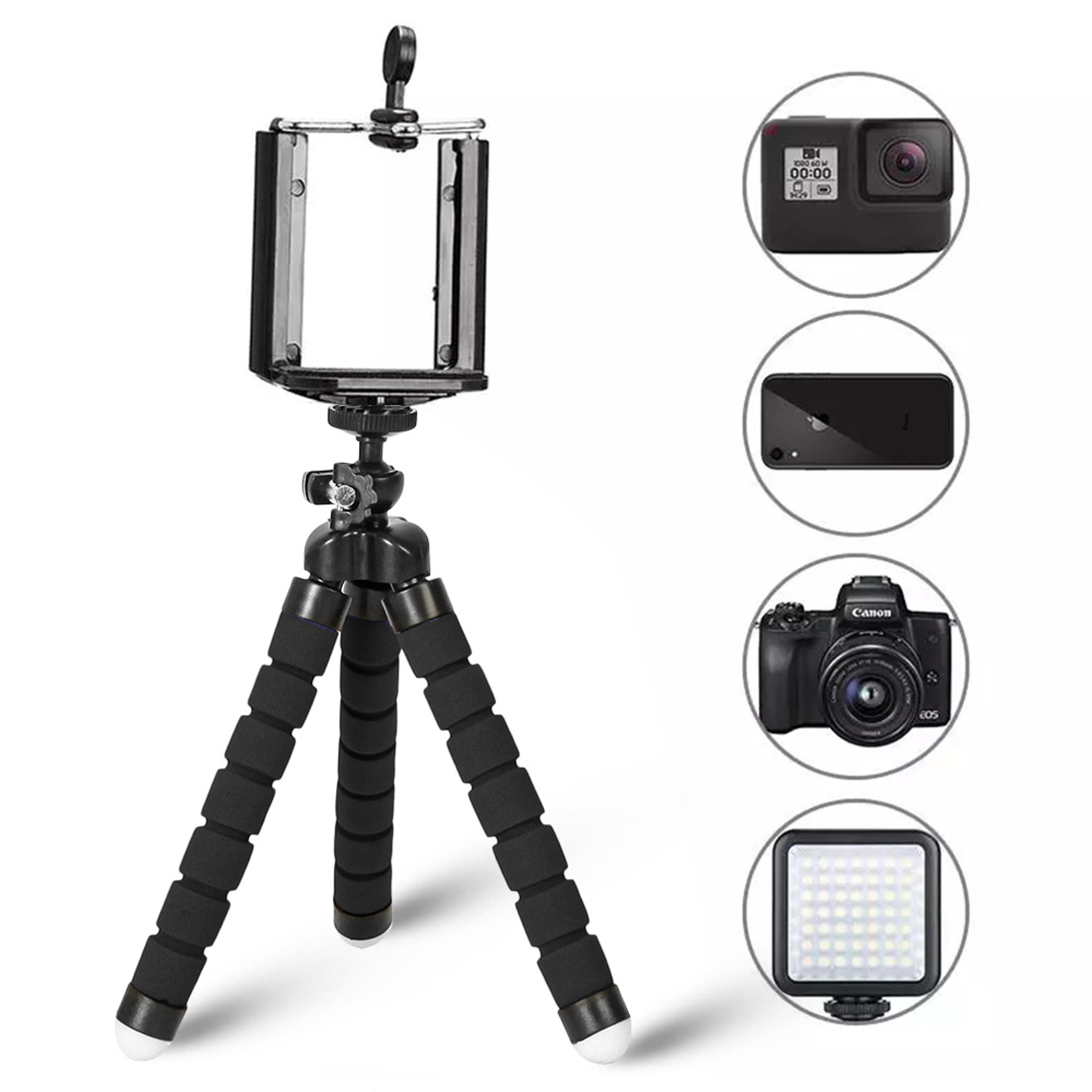 Portable Octopus Mini Flexible Tripod Mobile Camera Holder Phone Tripod Holder Monopod Stand Clip F 0