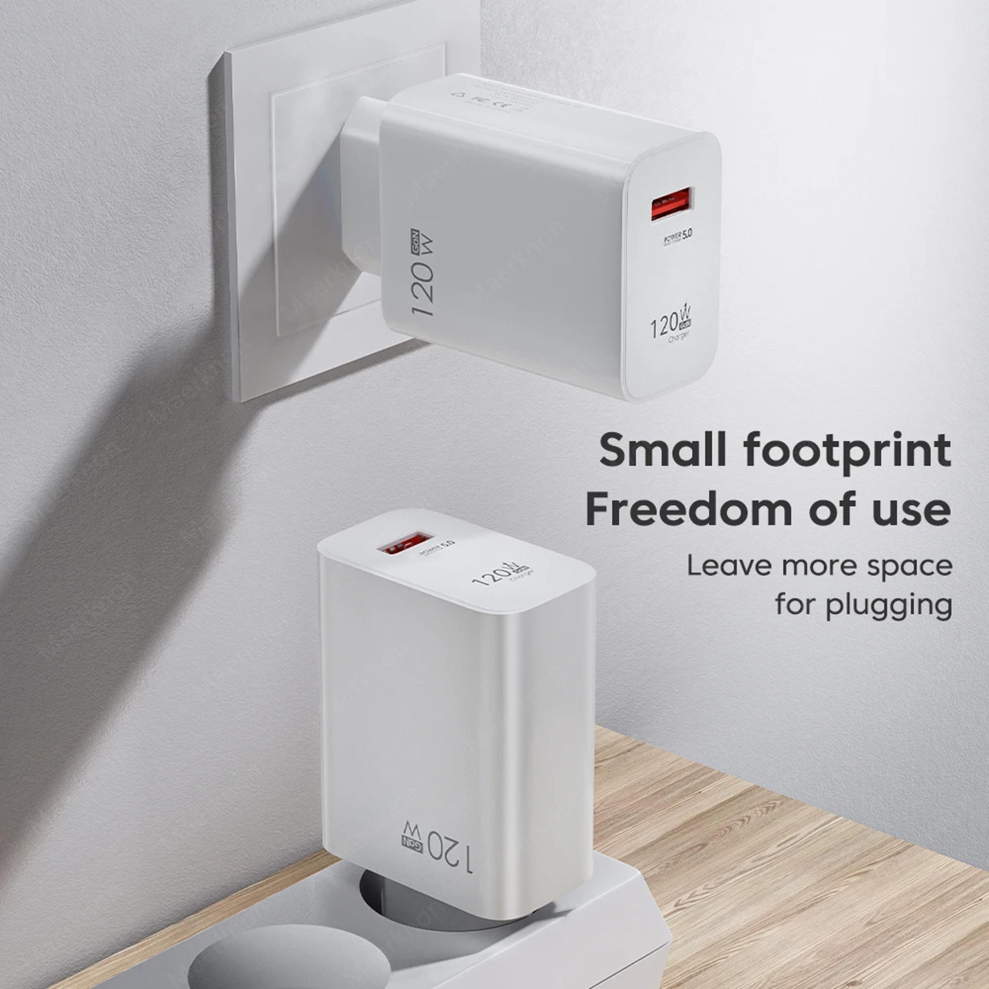 Fast Charging GaN USB Charger Quick Charge Type C Phone Adapter 2