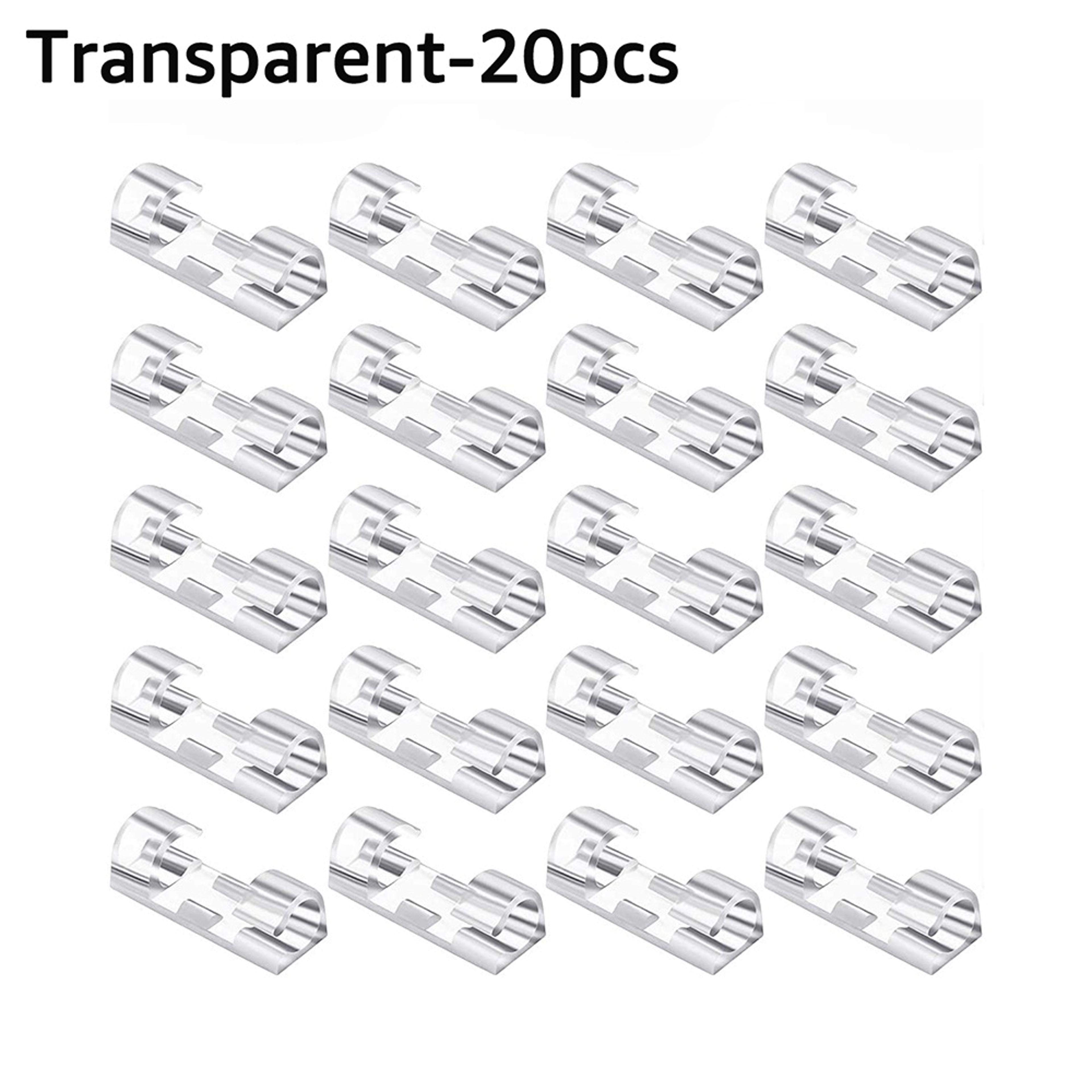 Desktop Tidy Management SelfAdhesive Cable Clip Holder For Mouse Headset Wire Winder Fixer Protecto 9