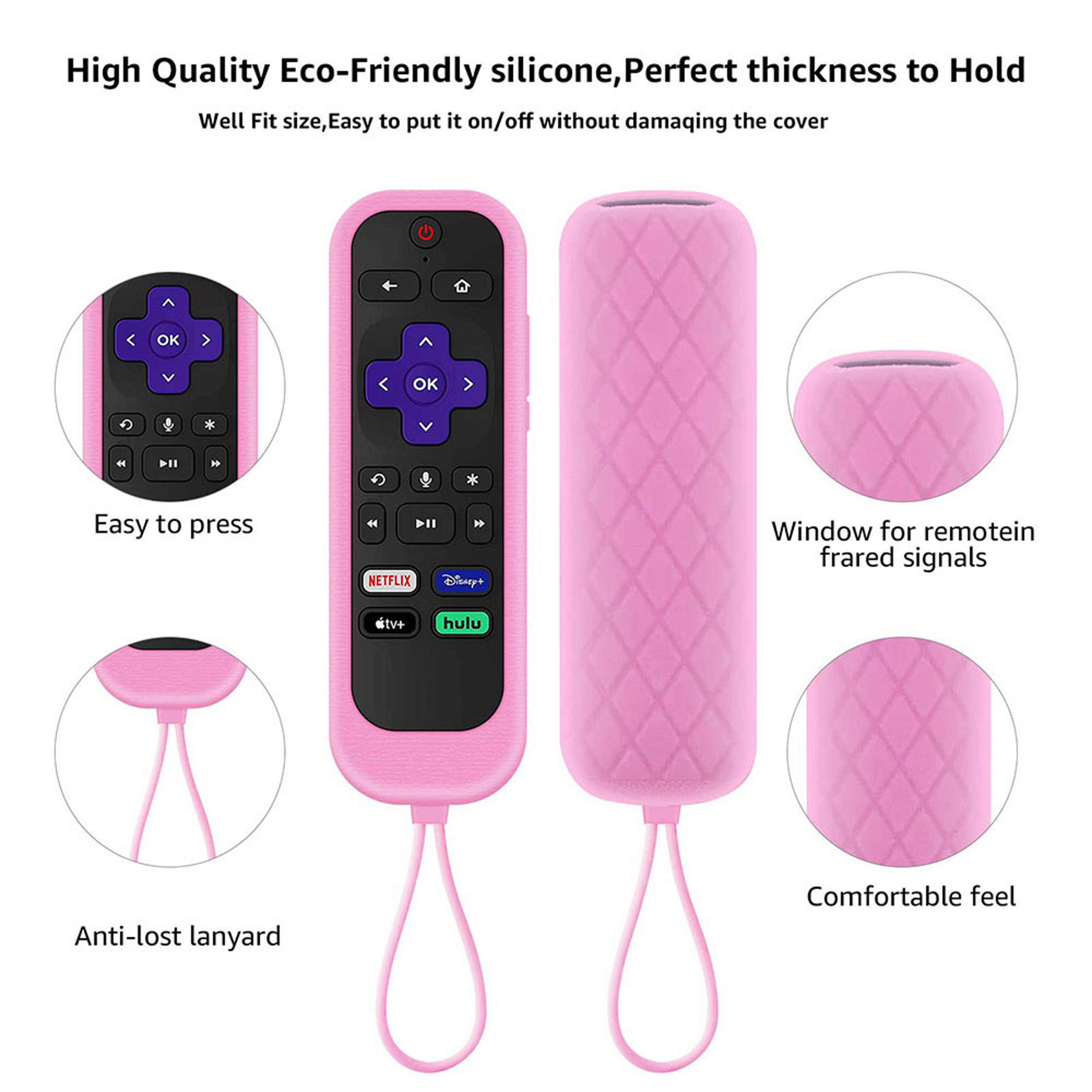 TV Remote Control Cover Luminous Silicone Remote Control Protective Case With Rope 5