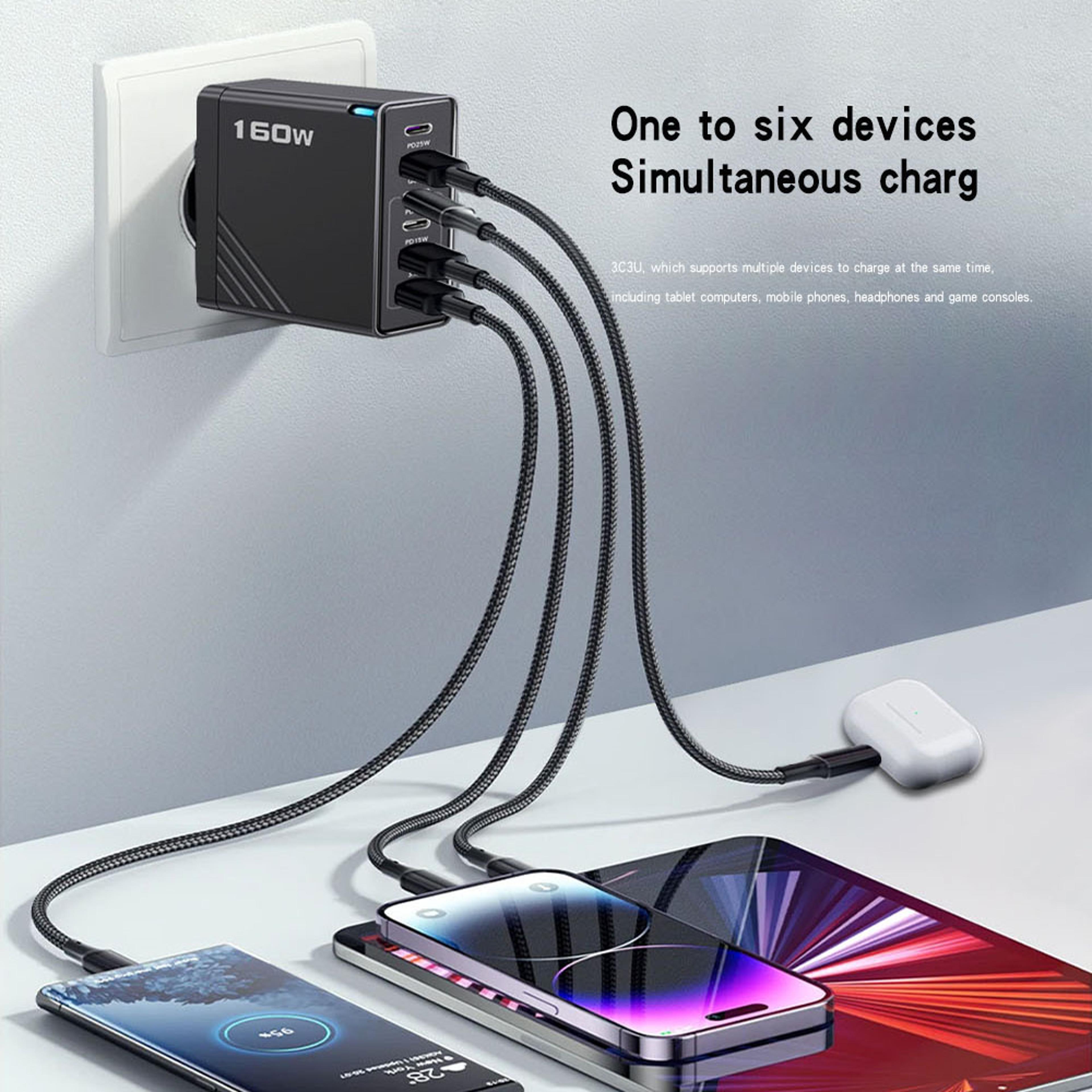 Fast Charging Phone Charger Adapter Multi Ports USB Type C Charger Universal Wall Charger 1