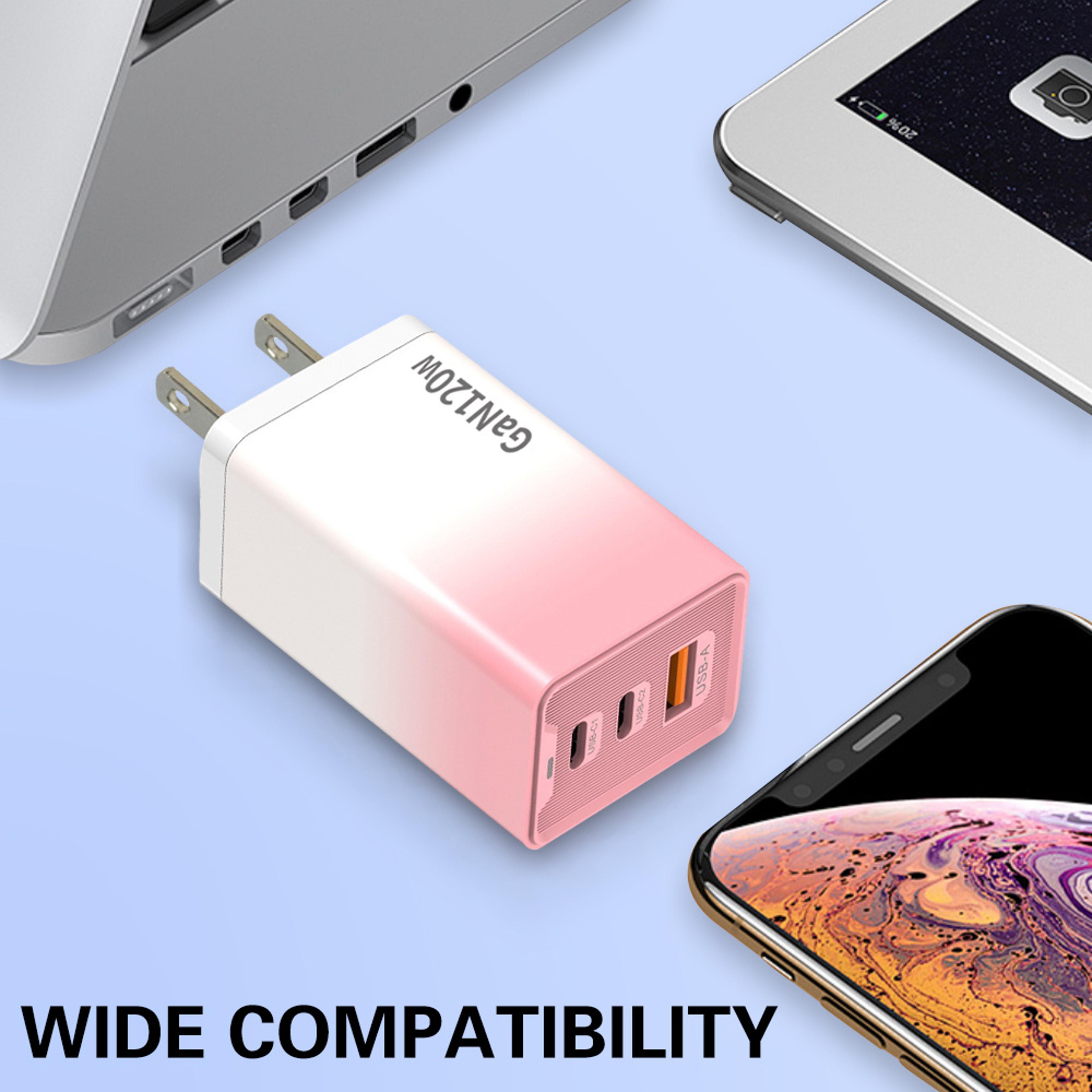 USB Charger GaN Fast Charging Phone Charger Adapter PD Type C Quick Charge Wall Charger 2