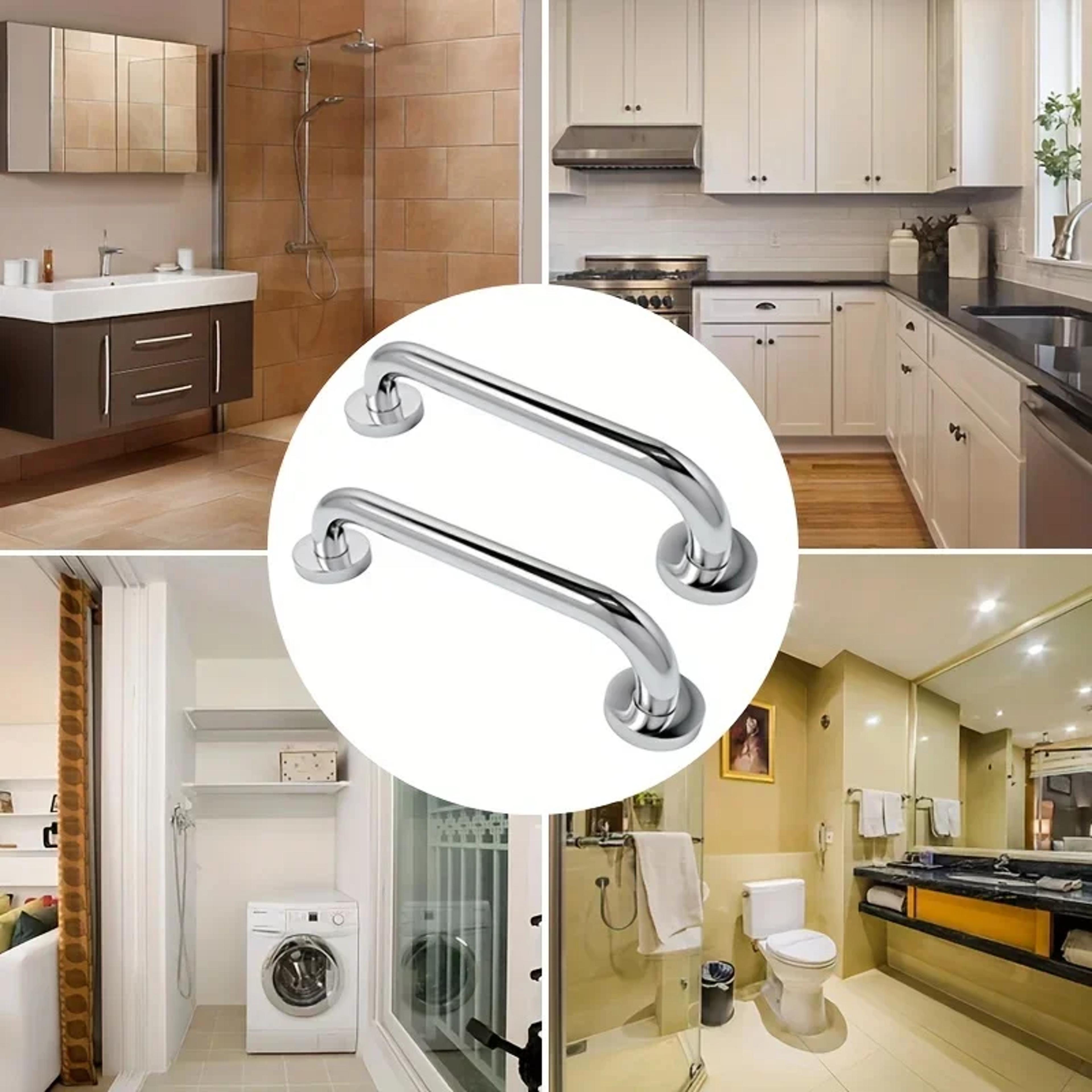 Bathroom Safety Handrails Stainless Steel Accessible Bathroom Handrails For Disabled Elderly 2