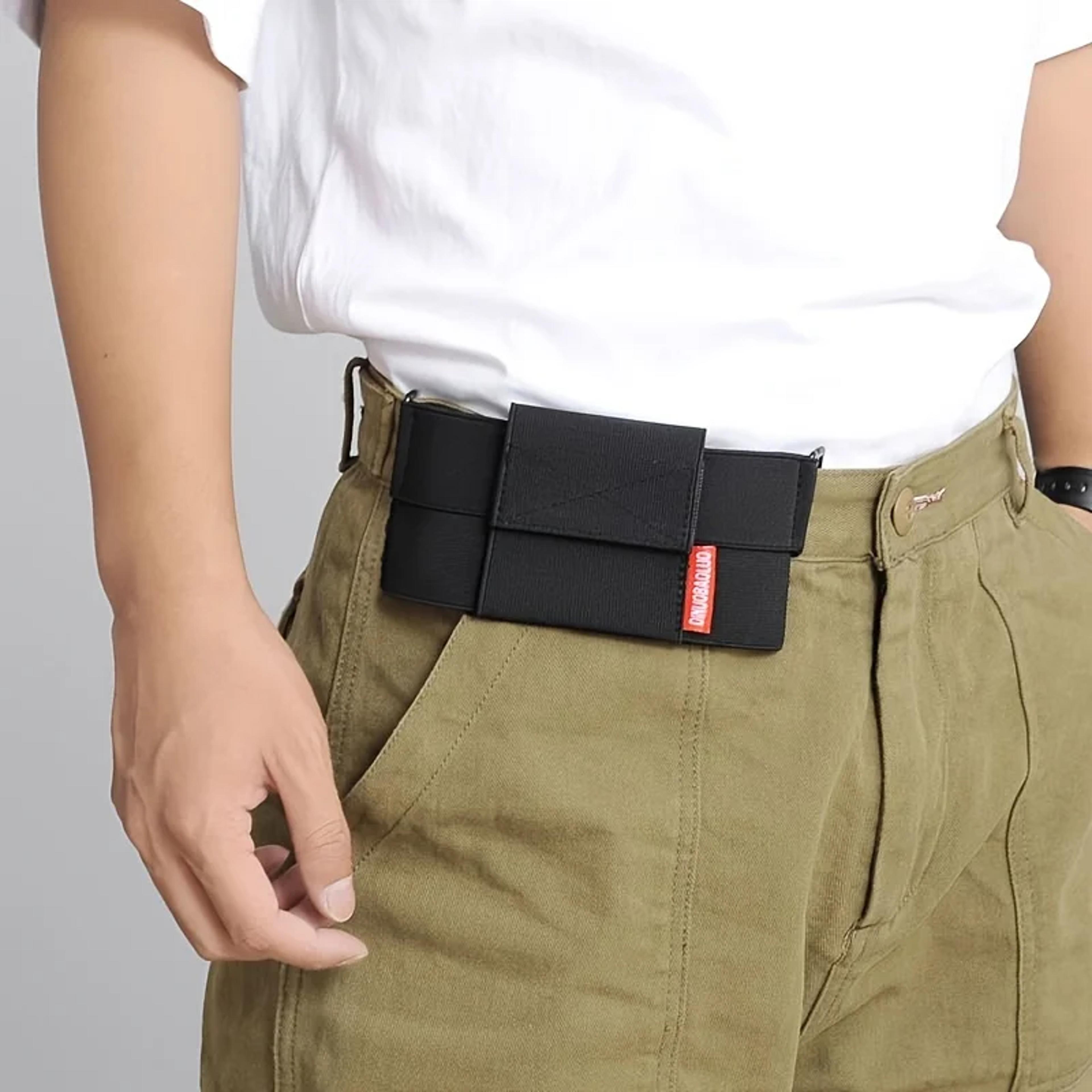 Mens And Womens Portable Sports Waist Bag Elastic Mobile Phone Waist Bag For Outdoor Work 0