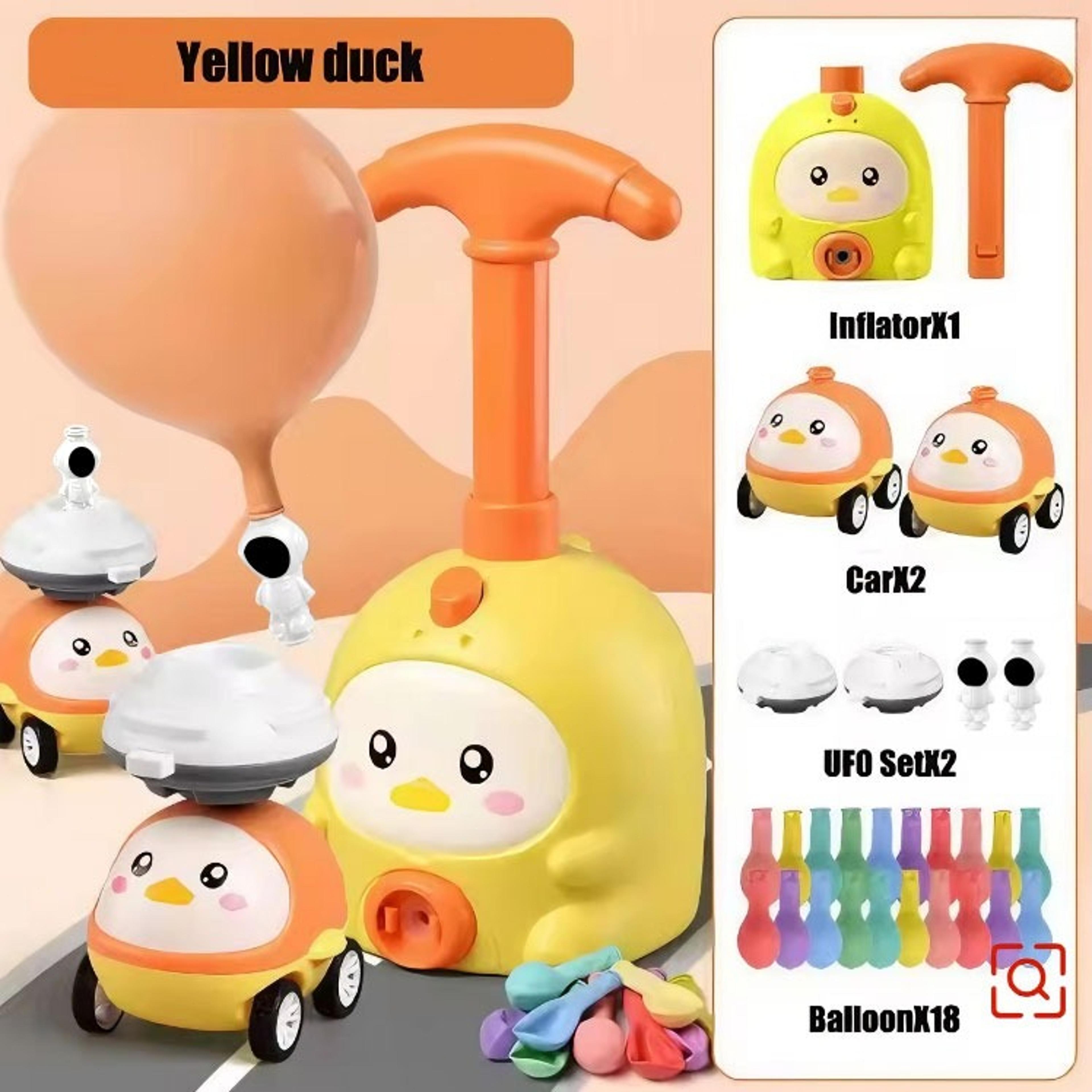 Educational Kids Rocket Balloon Launcher Toy Air Power Balloon Car Tower Science Toy For Children N 7