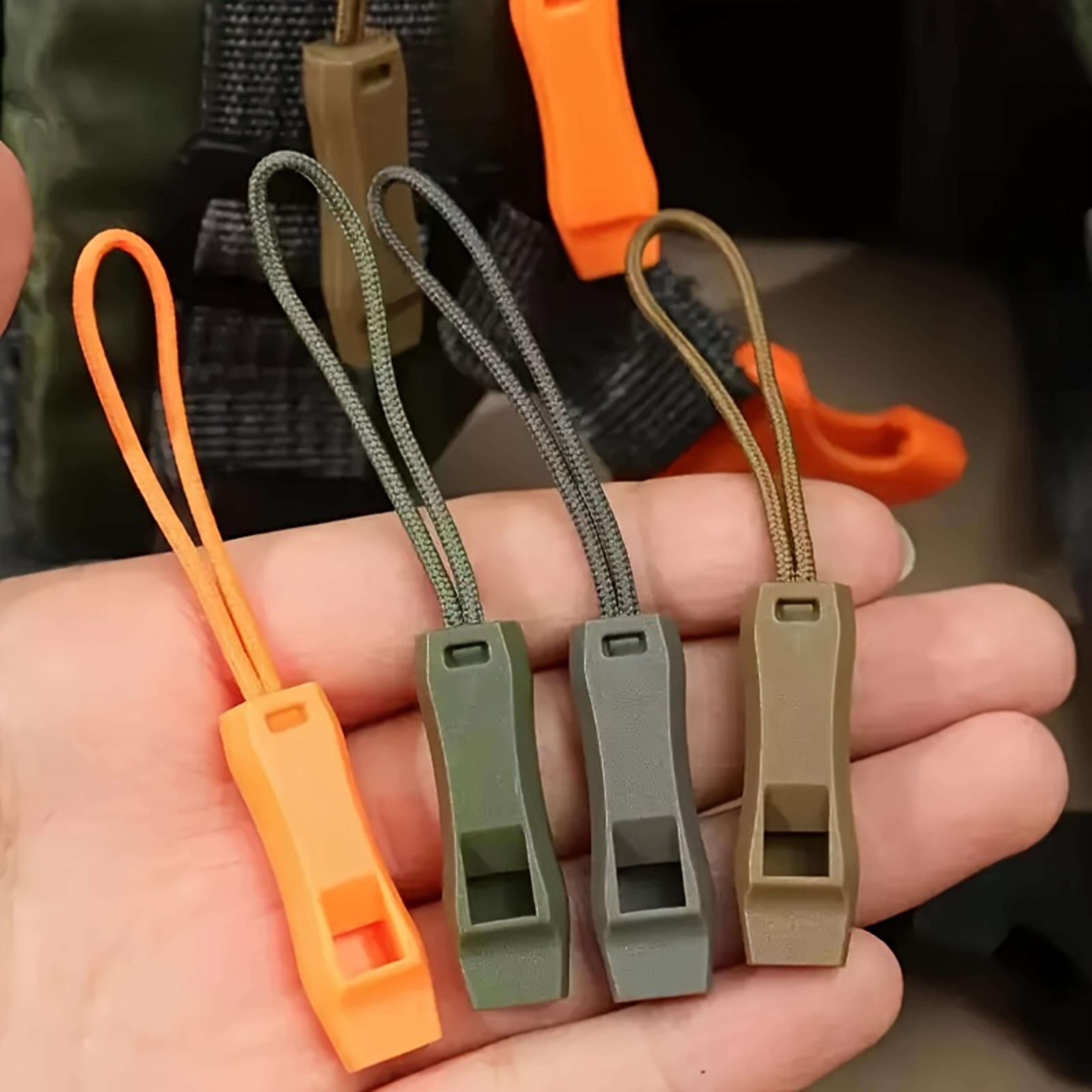 Whistle Set For Outdoor Survival Camping Hiking Rescue Football Basketball Match With AntiLoss Clip 1