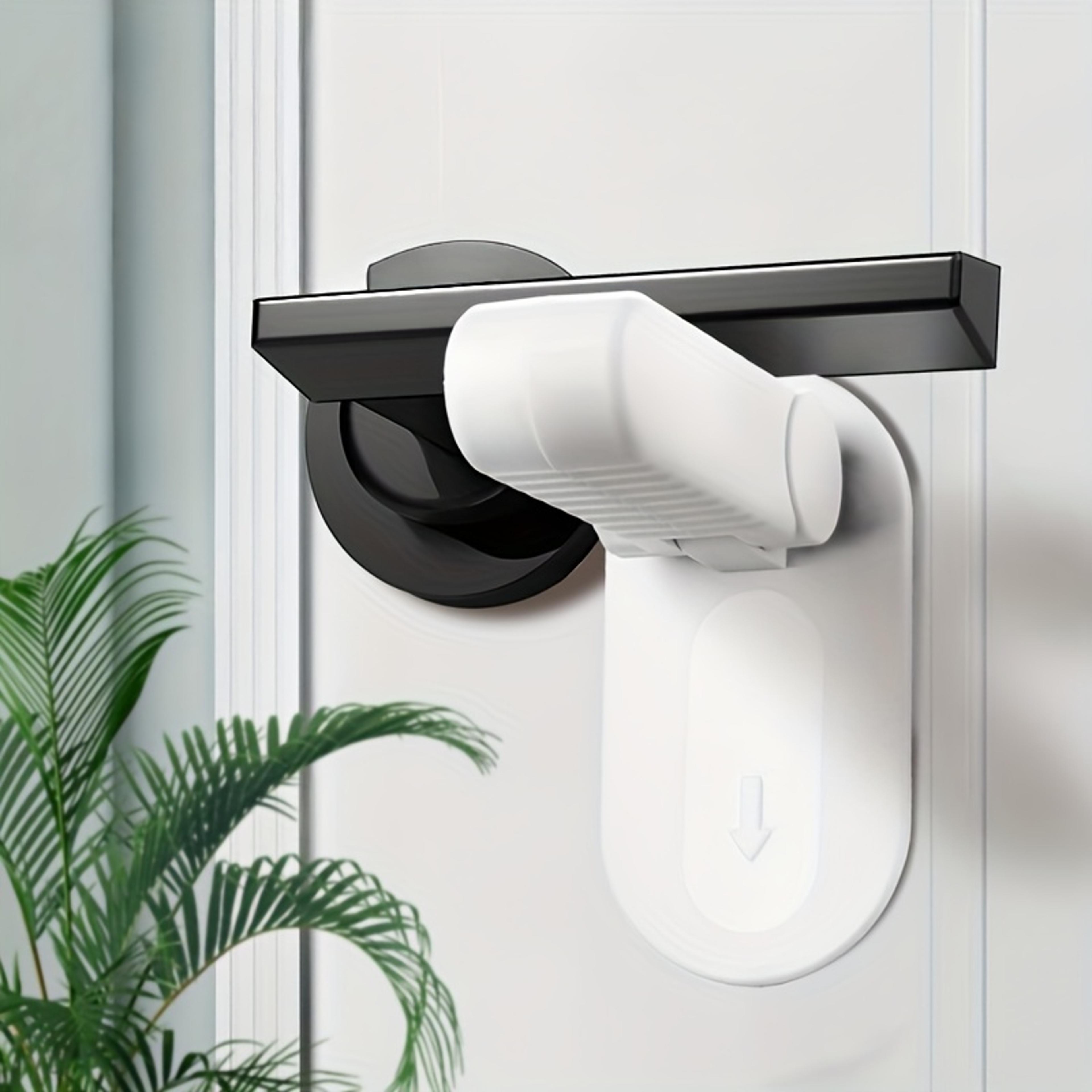 White Fridge Freezer Door Lock Easy Install Bedroom Door Lock Rotate No Drilling Needed 0