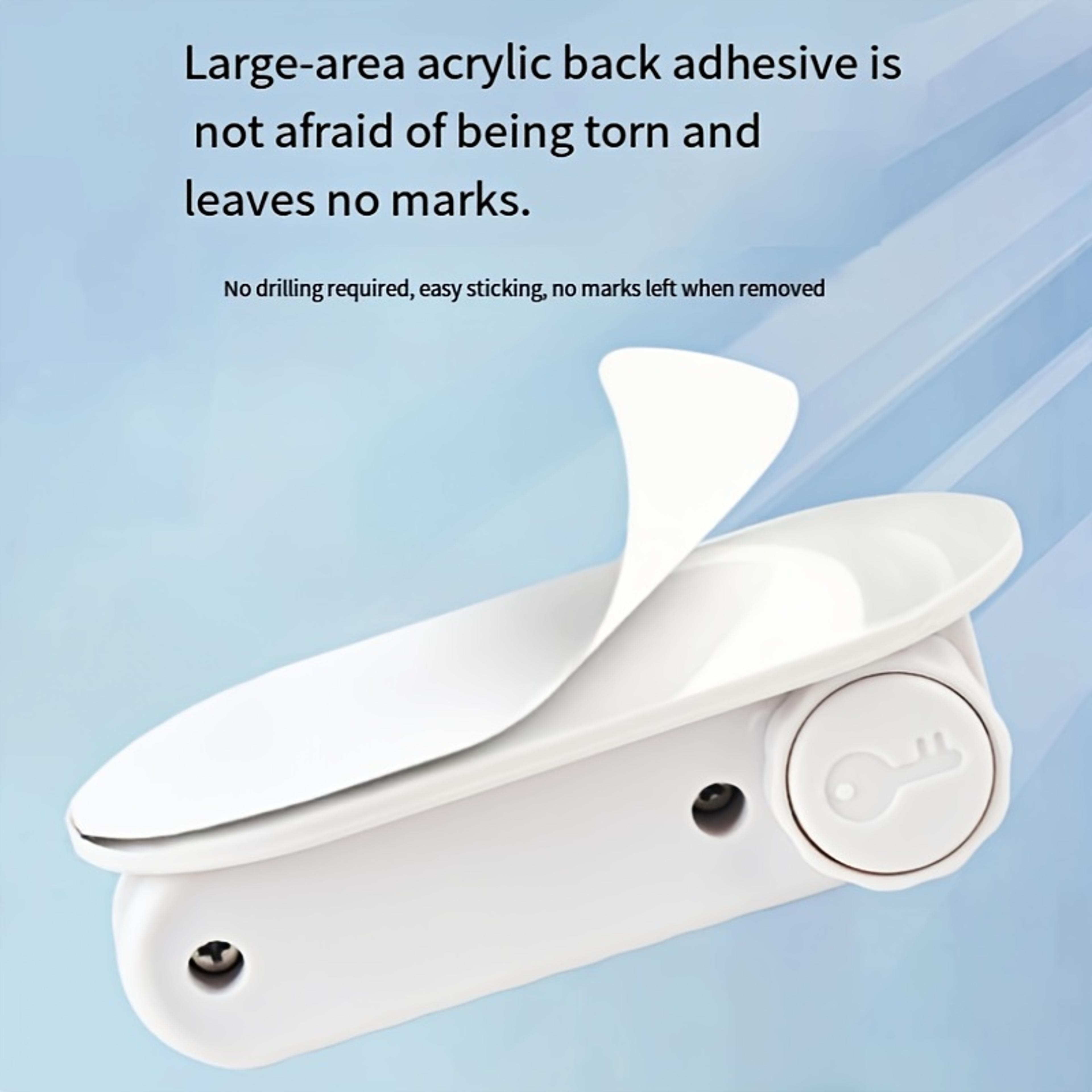 White Fridge Freezer Door Lock Easy Install Bedroom Door Lock Rotate No Drilling Needed 1
