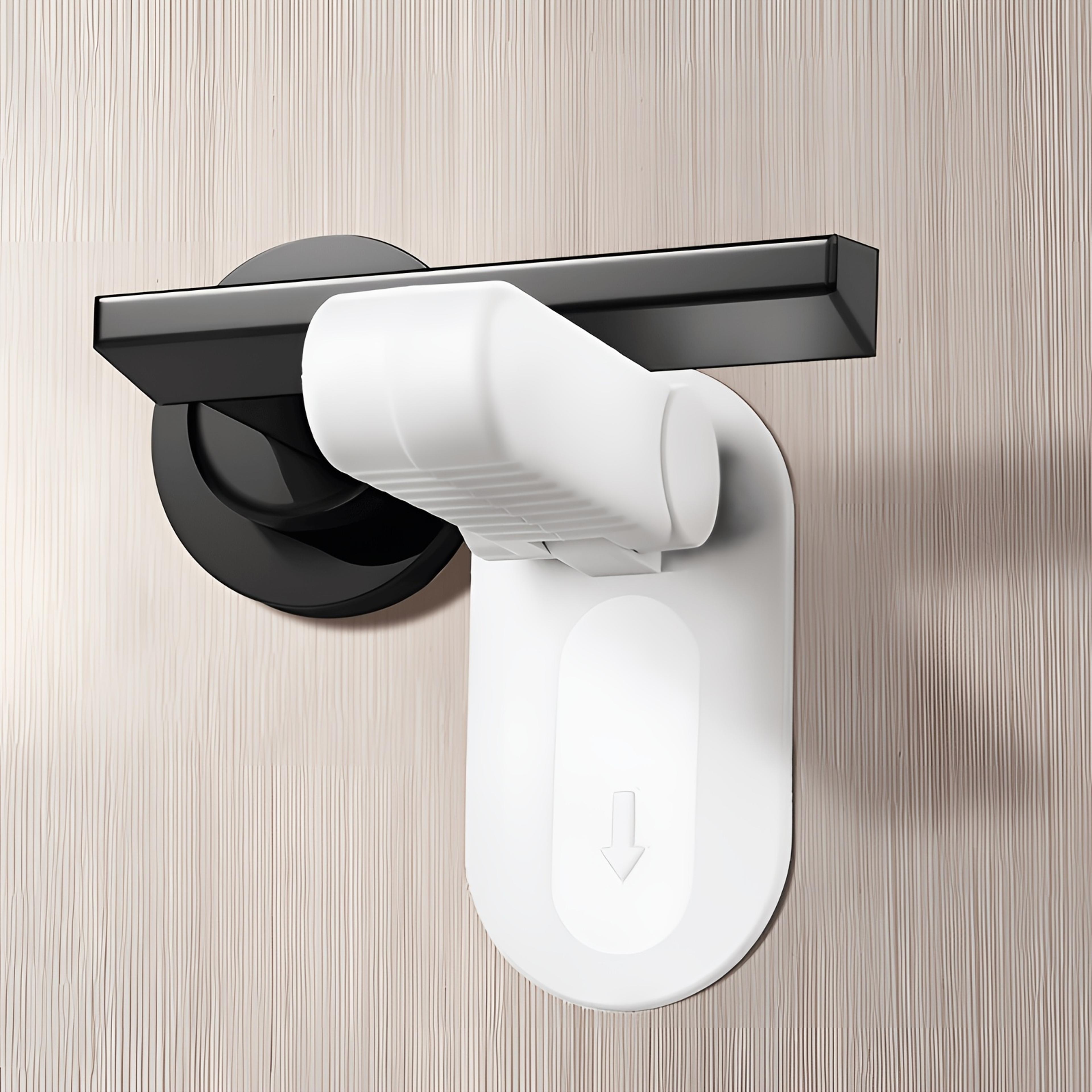 White Fridge Freezer Door Lock Easy Install Bedroom Door Lock Rotate No Drilling Needed 4