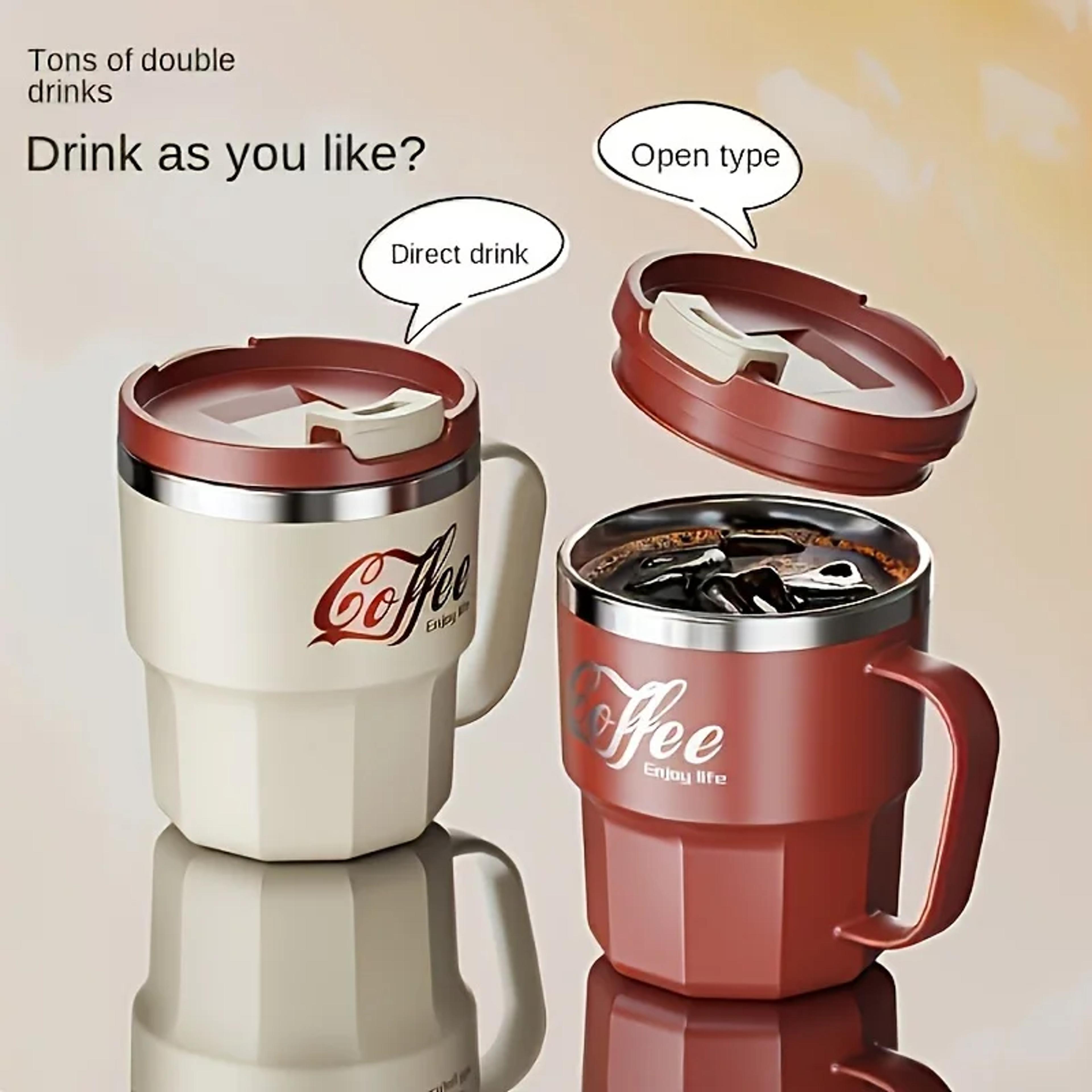 Hot Selling Insulated Stainless Steel Water Cup Household Mug With Lid AntiDrop Design 1