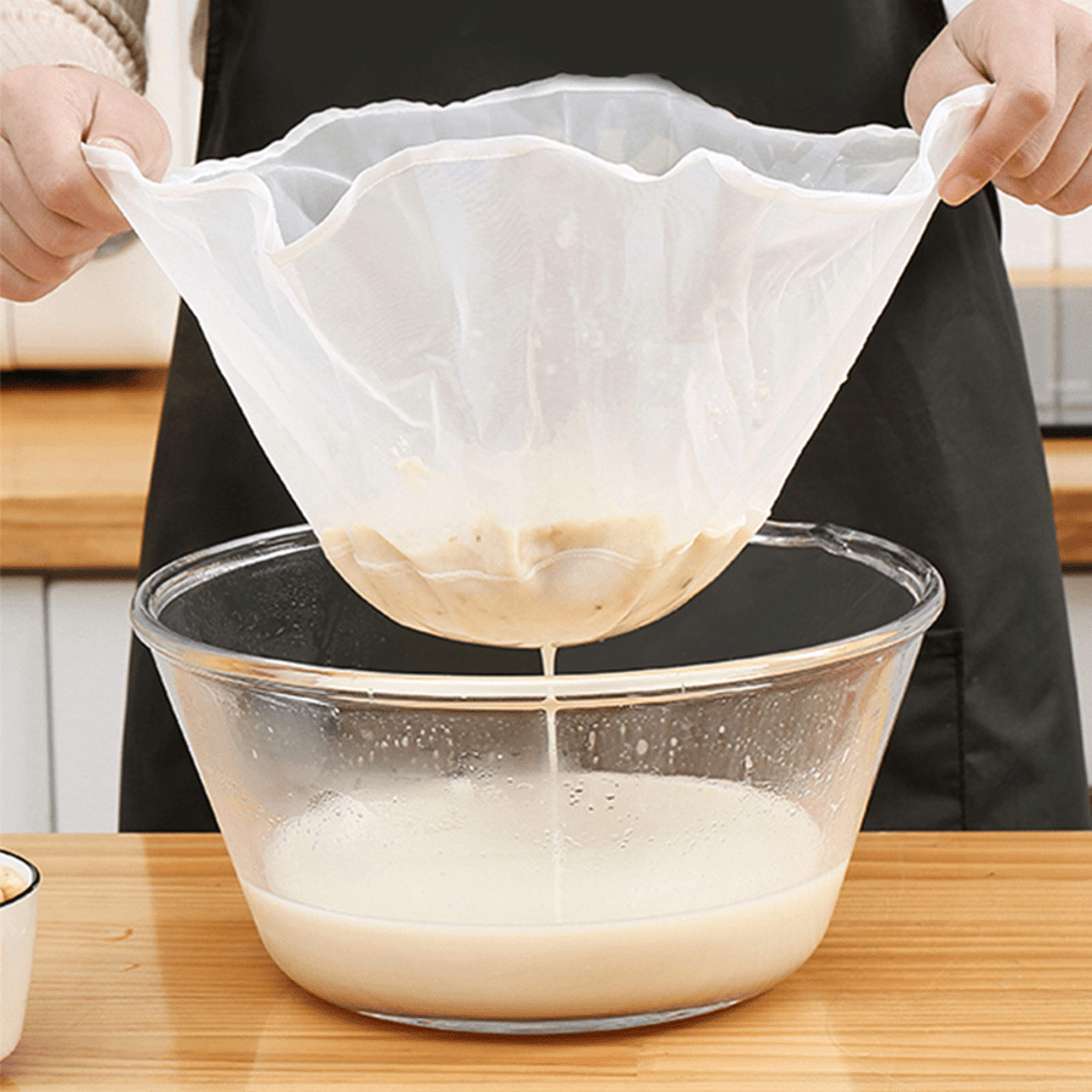 Fine Mesh Strainer Reusable Cheese Cloth Bags For Yogurt Juice Coffee Food Safe Gauze Filtering Bag 2