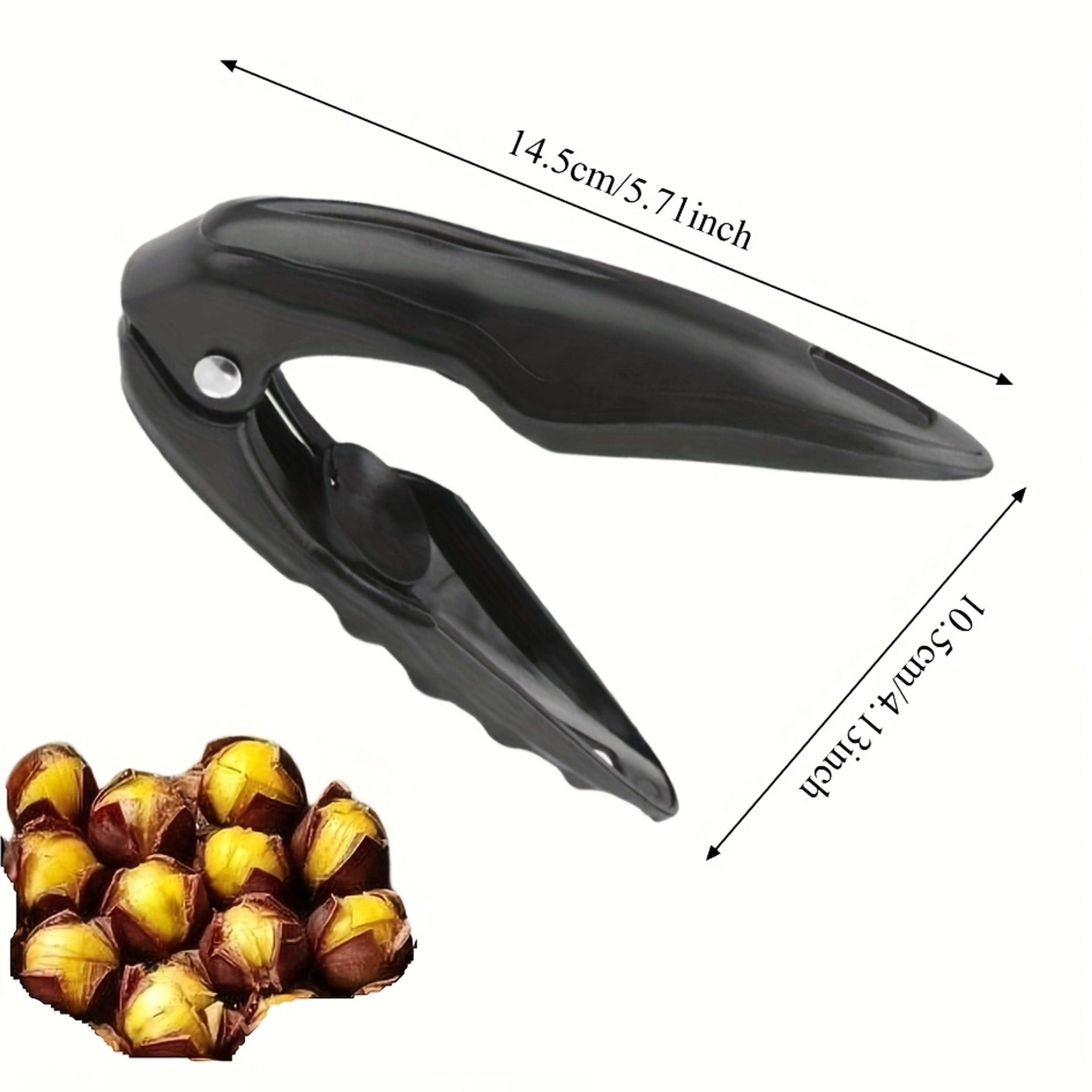 Chestnut Peeler Walnut Shears Nutcracker Chestnut Pliers Cross Cut Mouth Opener Multifunctional Too 4