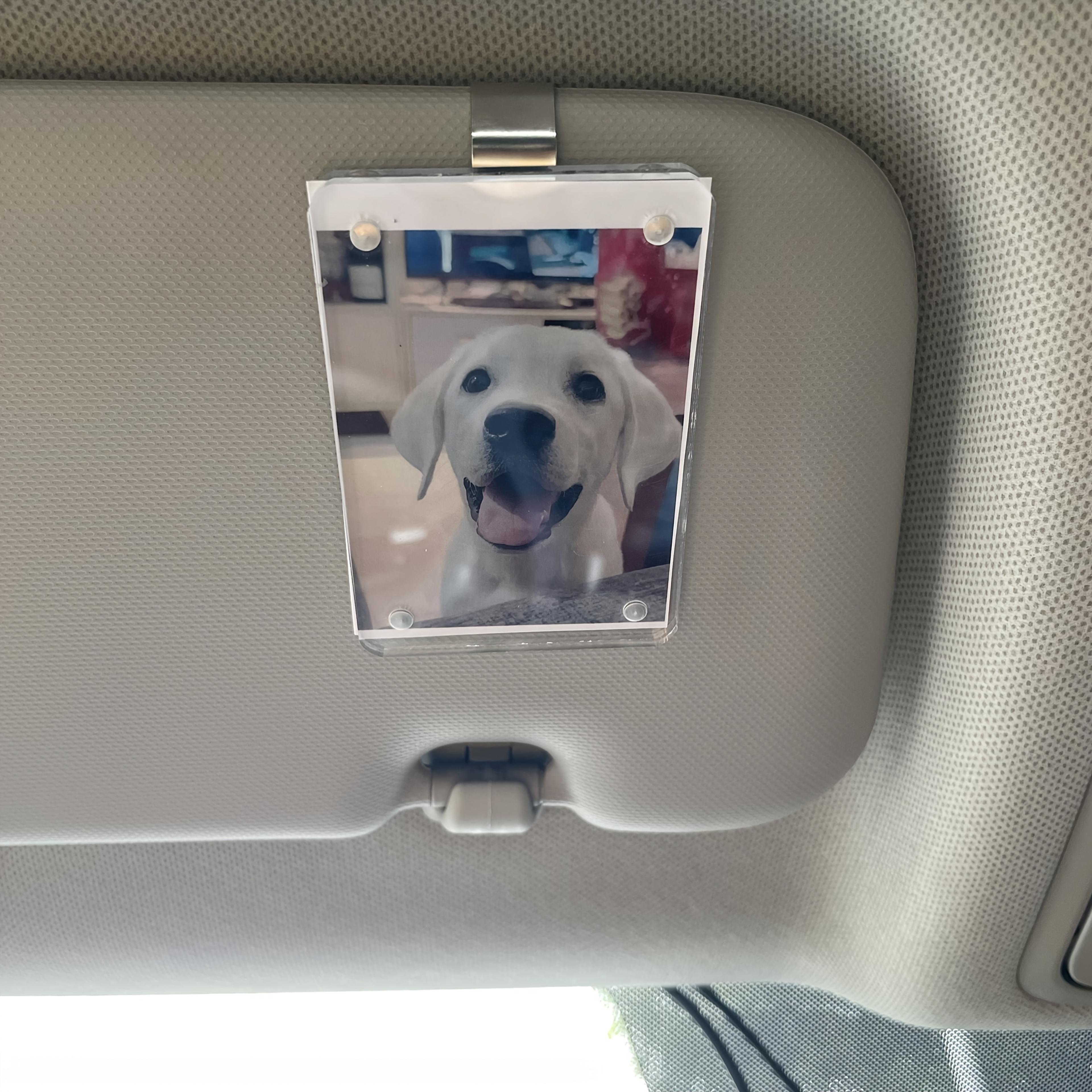 polaroid photo for car photo car visor clip valentine's day gift