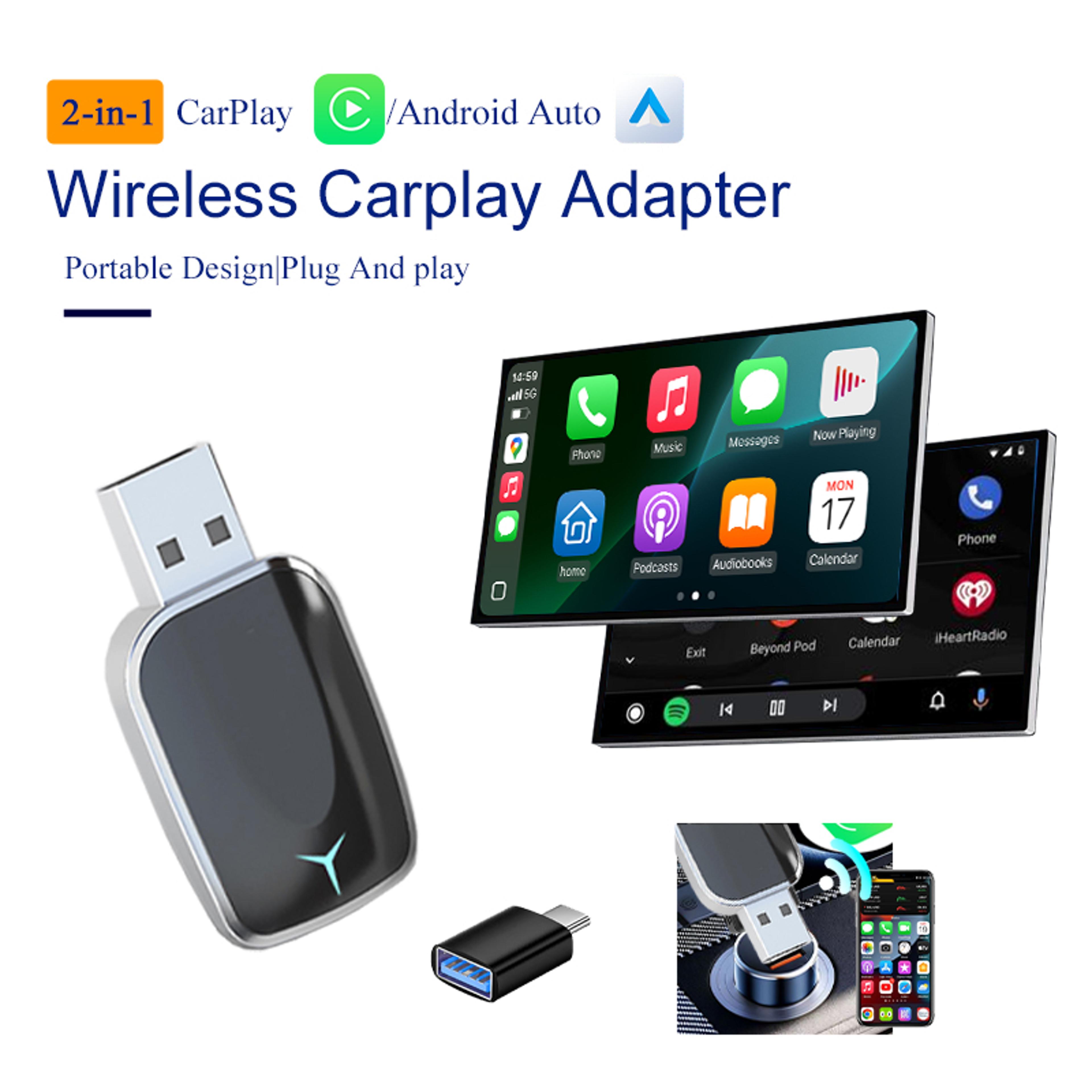 Wireless Car Play Adapter And Android Auto Dongle Plug And Play USB AI Smart Box For Cars 6