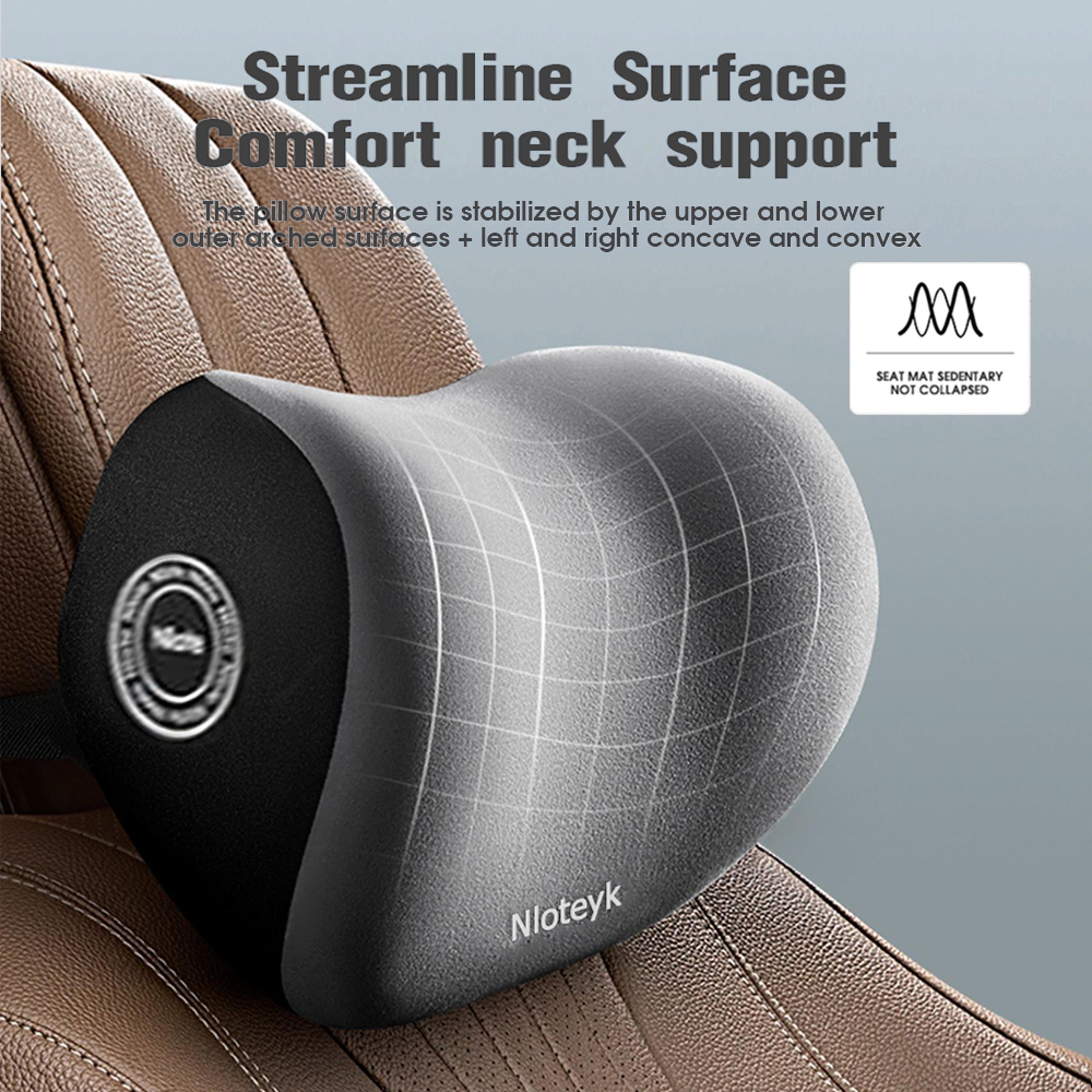 Memory Foam Car Neck Pillow Backrest Cushion Lumbar Support Travel Seat Headrest Protection Accesso 1
