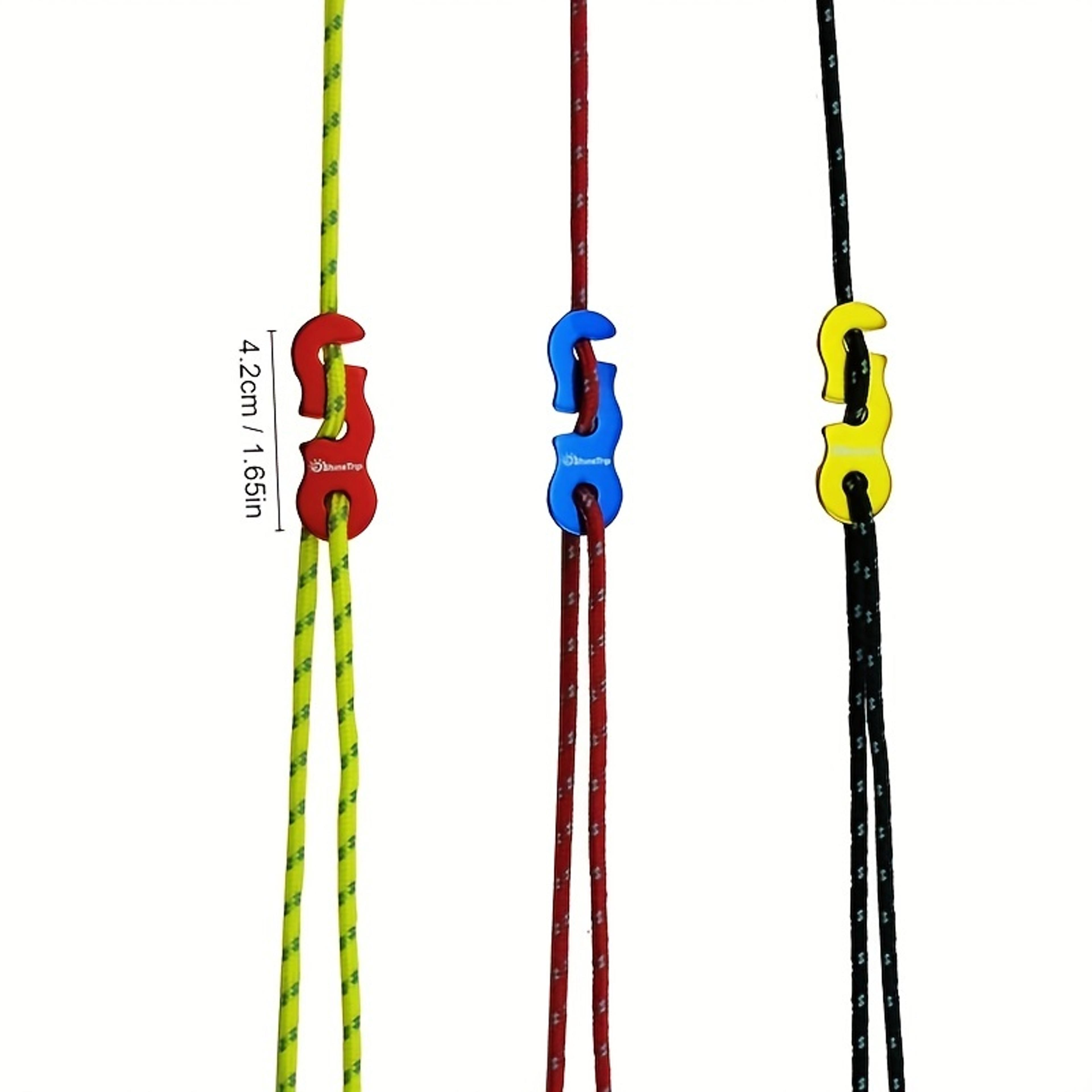 Reflective Canopy Ropes Reinforced Windproof Tent Ropes With Buckles For Outdoor Safety Camping 2