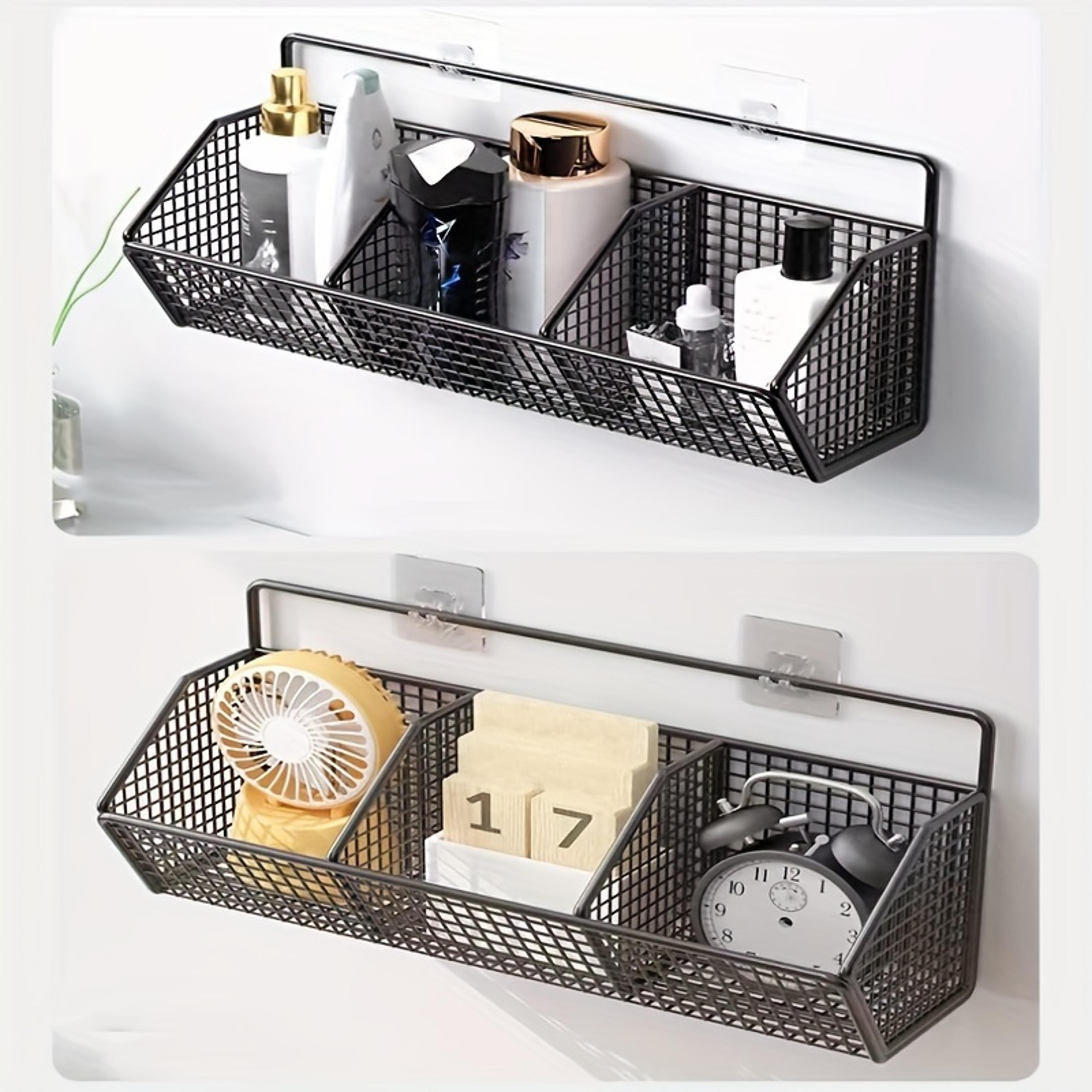 Durable Wall Mounted Metal Wire Storage Basket For Kitchen Spices Garlic Onions And Vegetables 2