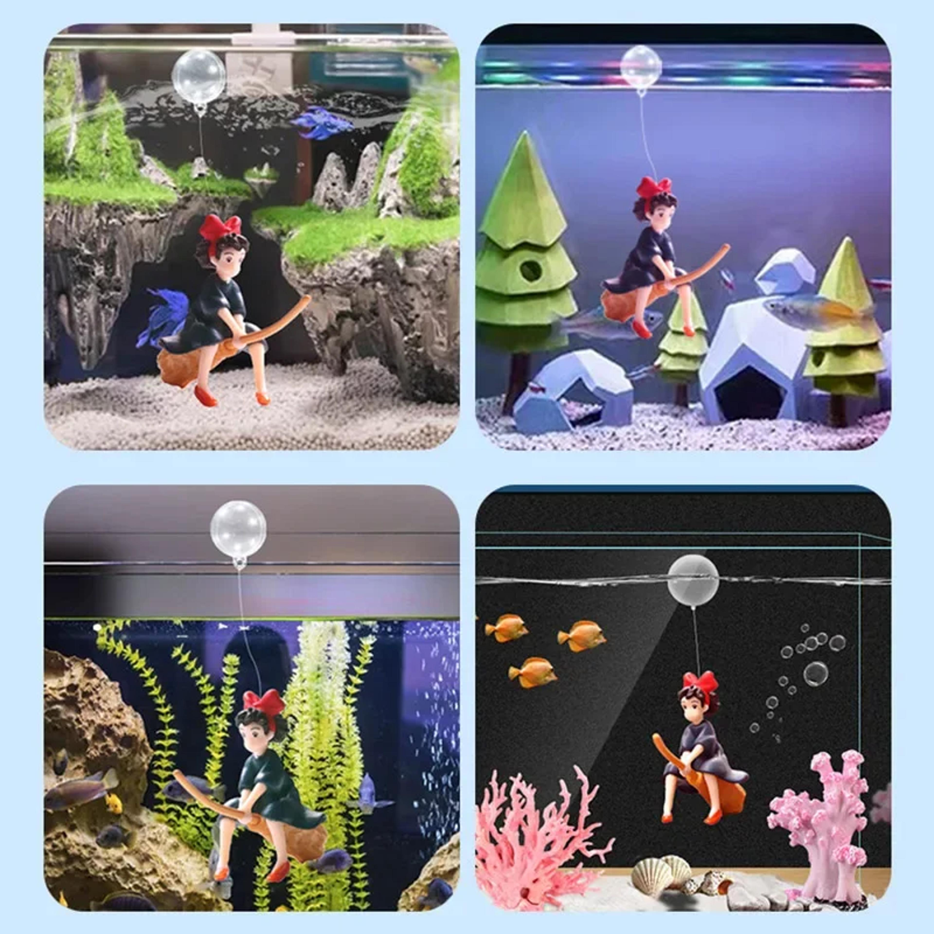 Fish Tank Cartoon Magic Jewelry Cake Decoration Aquarium Accessories Fish Farming Supplies 1