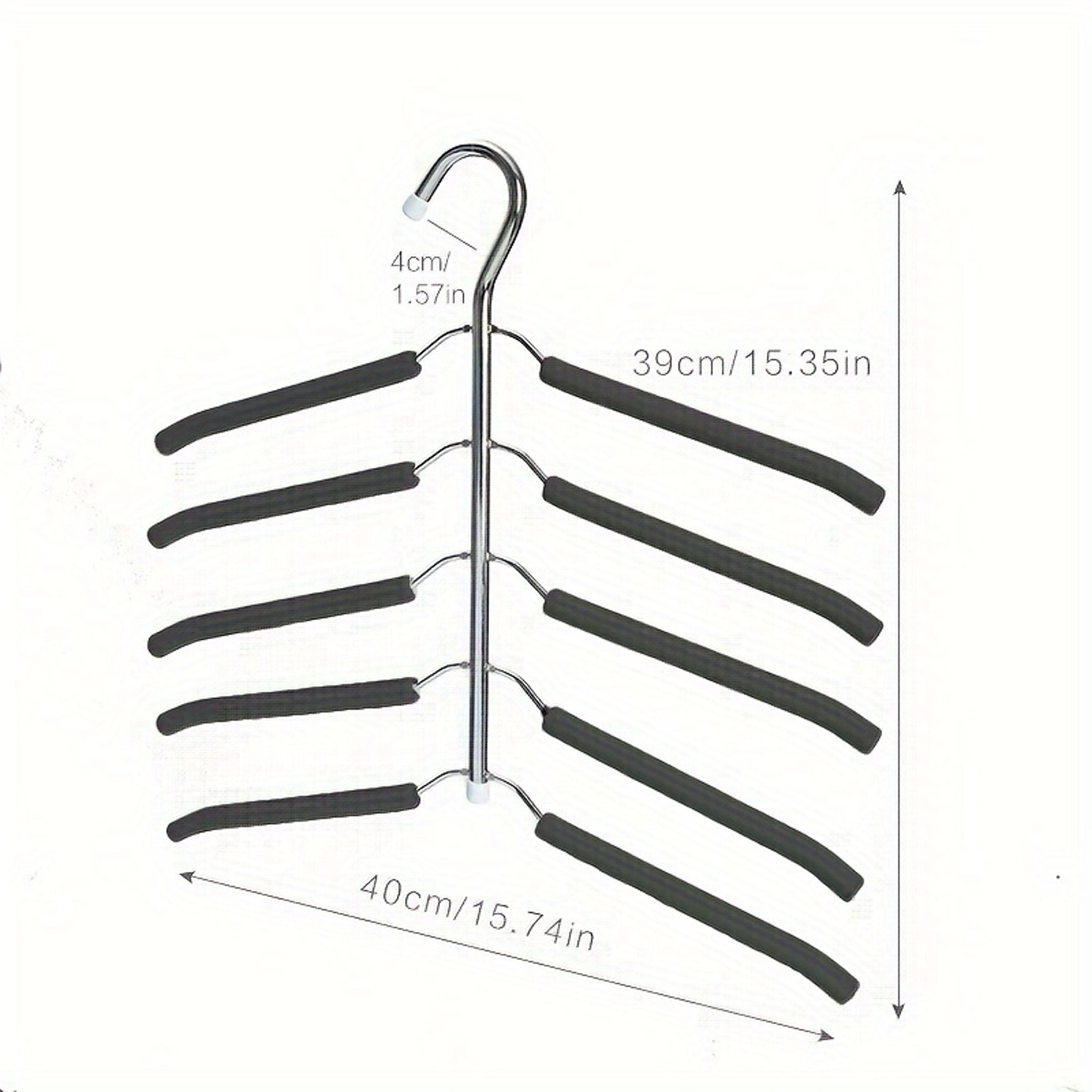 Metal Clothes Drying Rack Multilayer Wardrobe Organizer For Bedroom Storage And Space Saving 4