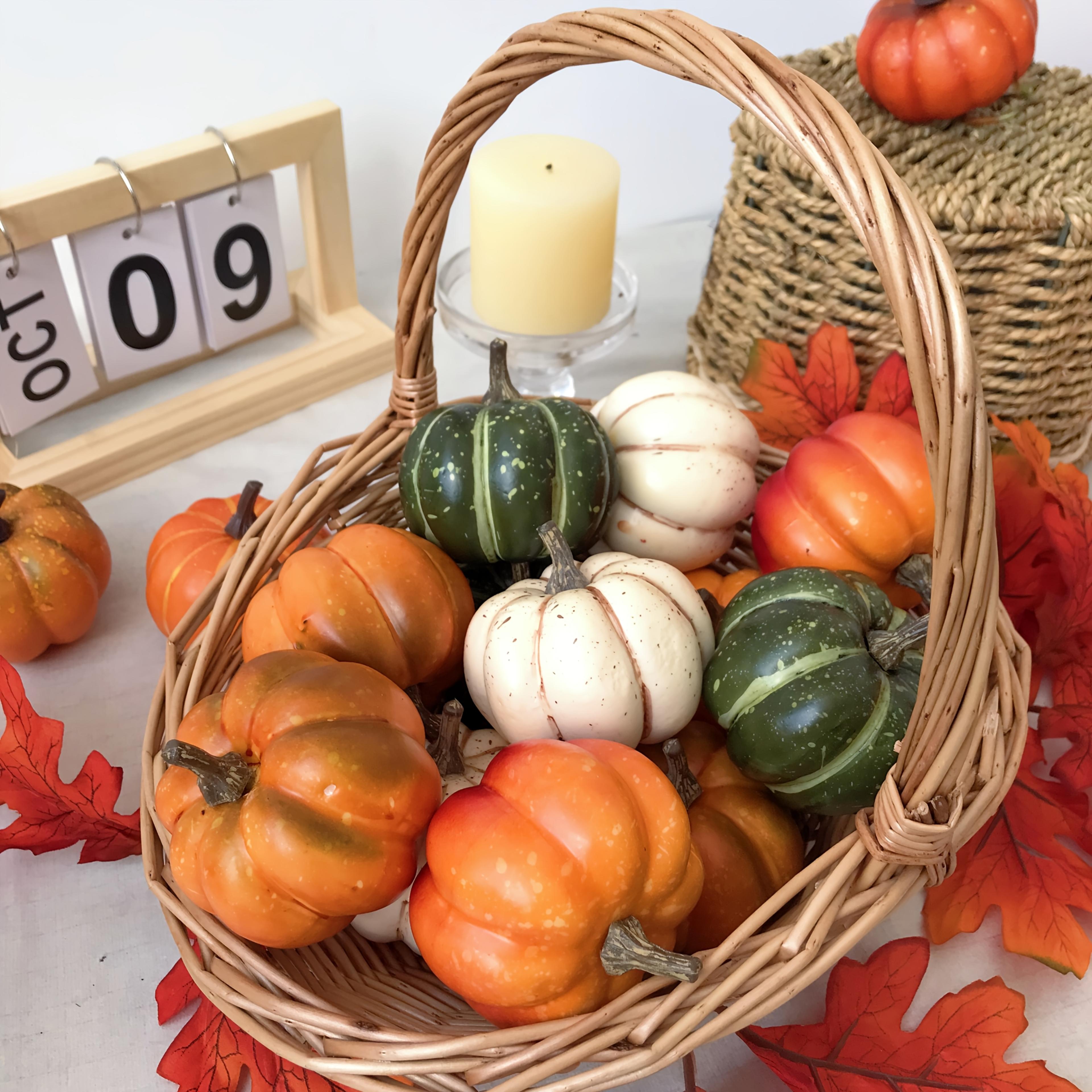 Autumn Simulation Pumpkin For Halloween Party And DIY Autumn Harvest Festival Decoration 0